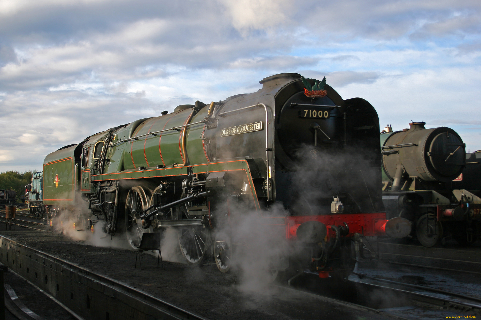 техника, паровозы, железная, дорога, рельсы, паровоз