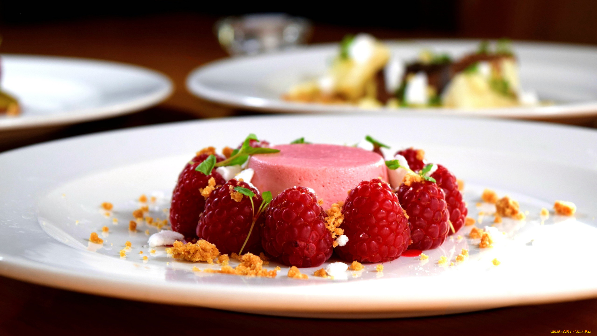 еда, мороженое, , десерты, мята, желе, десерт, лакомство, малина