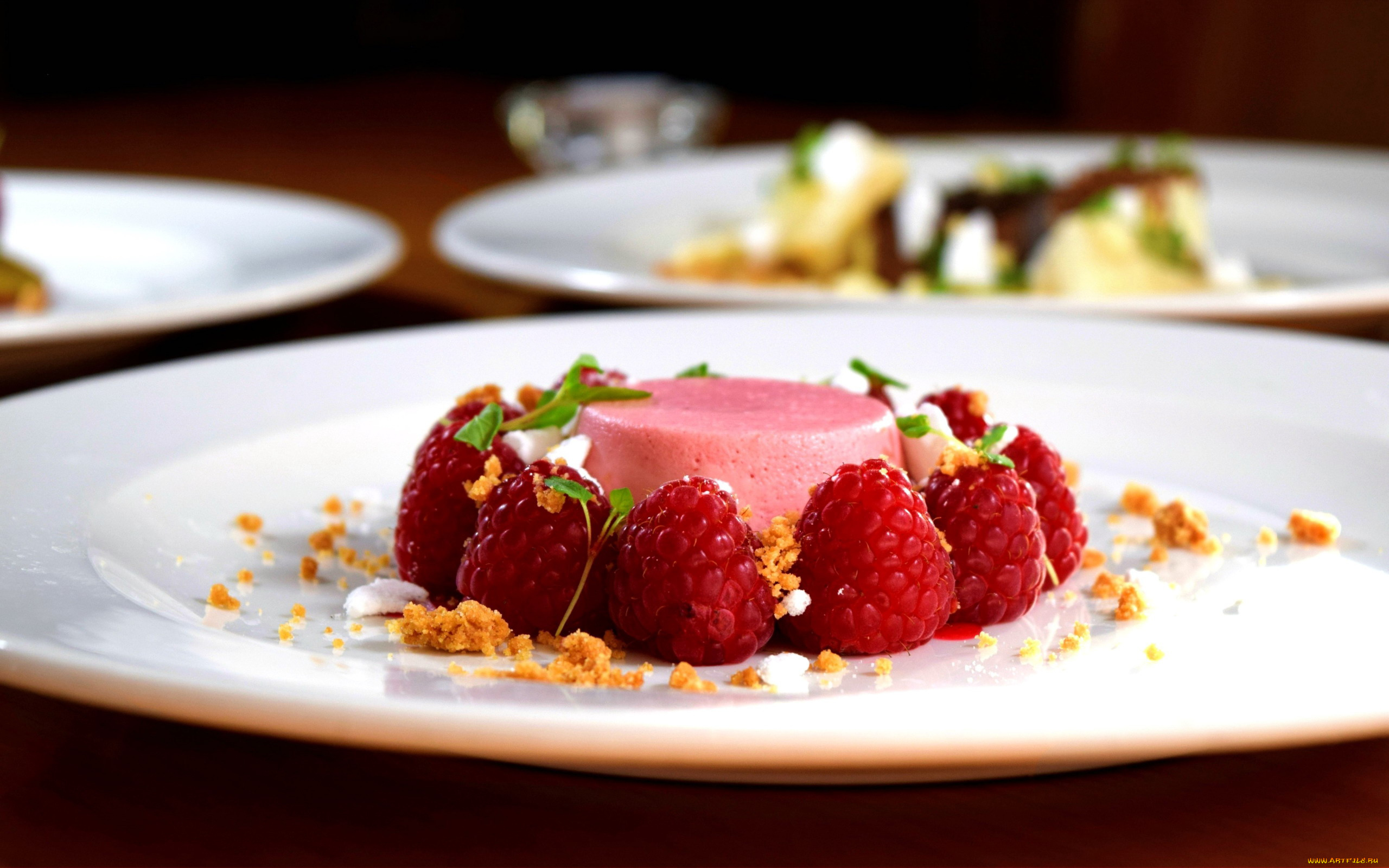 еда, мороженое, , десерты, мята, желе, десерт, лакомство, малина