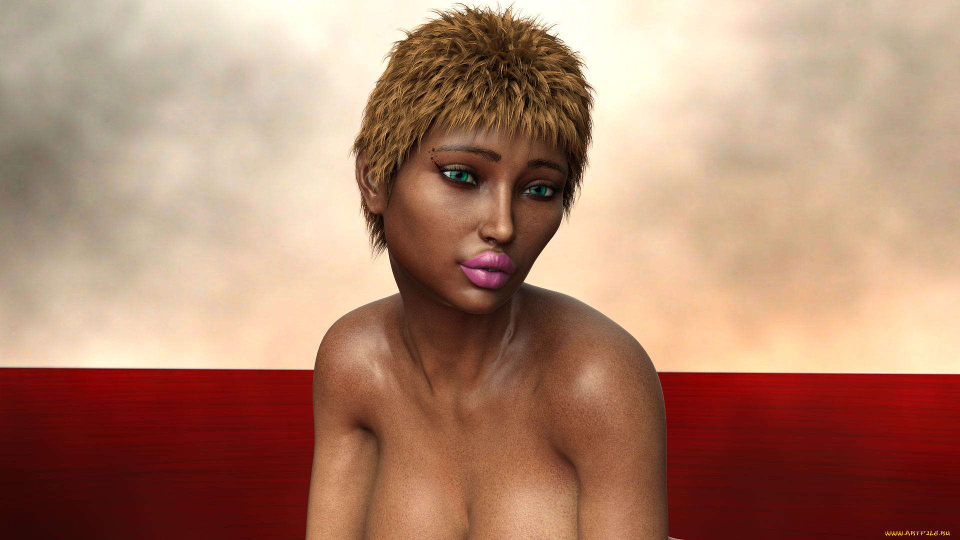 3д, графика, люди, , people, девушка, фон, взгляд