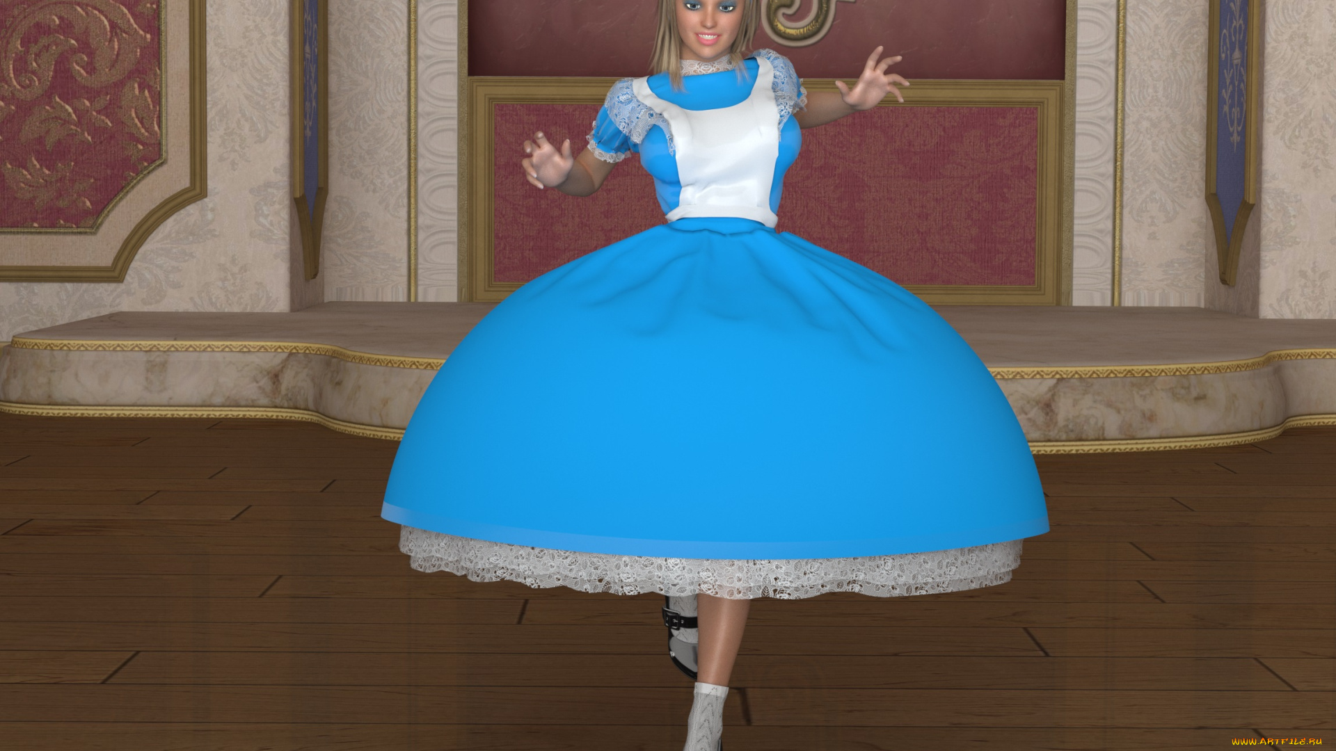 3д, графика, люди, , people, девушка, взгляд, фон