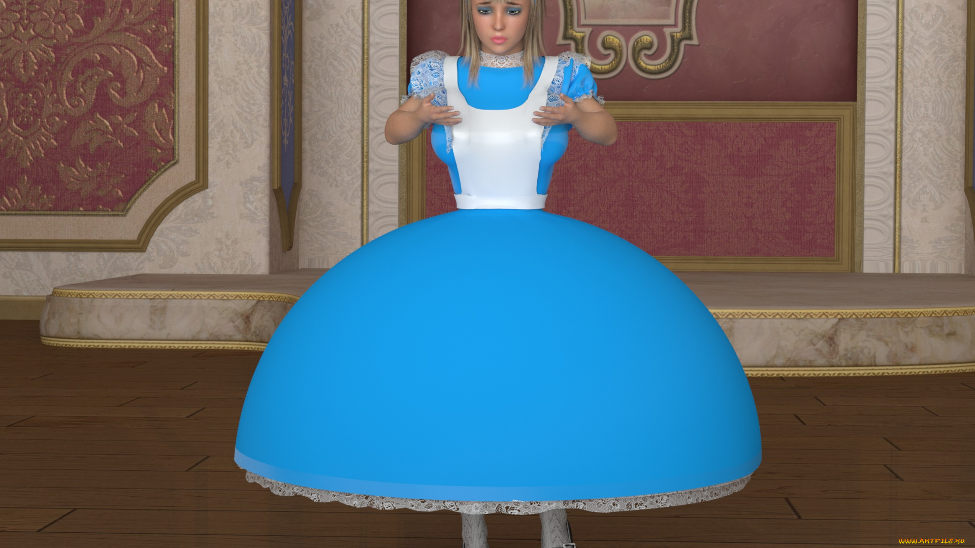 3д, графика, люди, , people, девушка, взгляд, фон