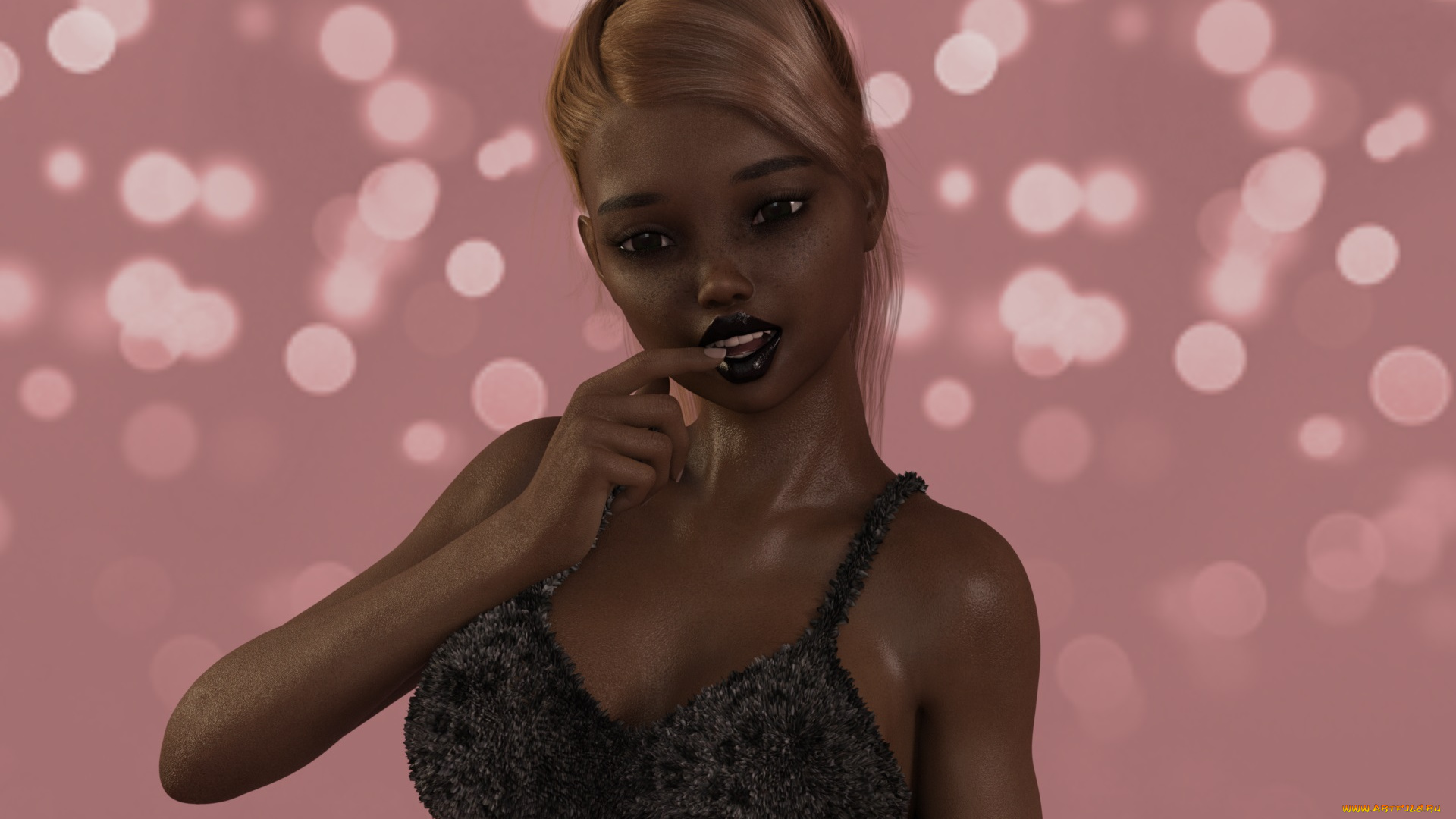 3д, графика, люди, , people, девушка, взгляд, фон