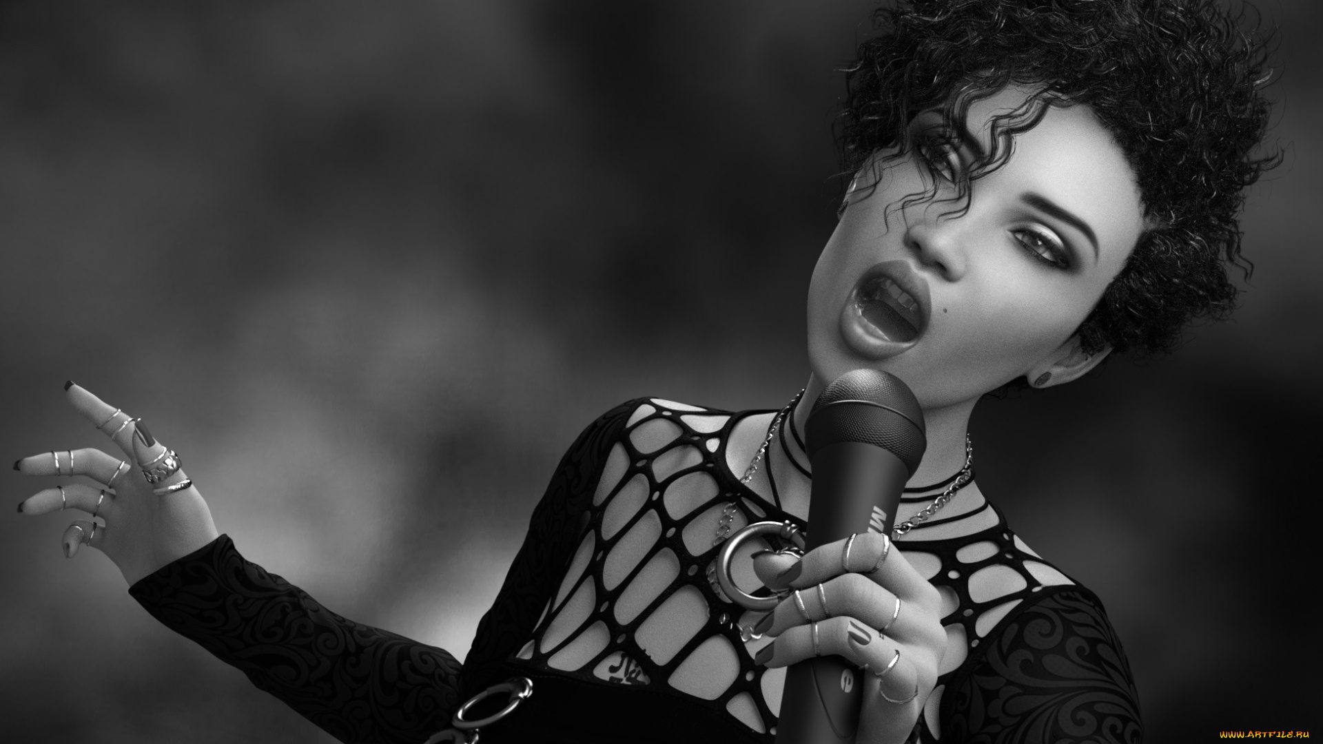 3д, графика, люди, , people, фон, взгляд, девушка