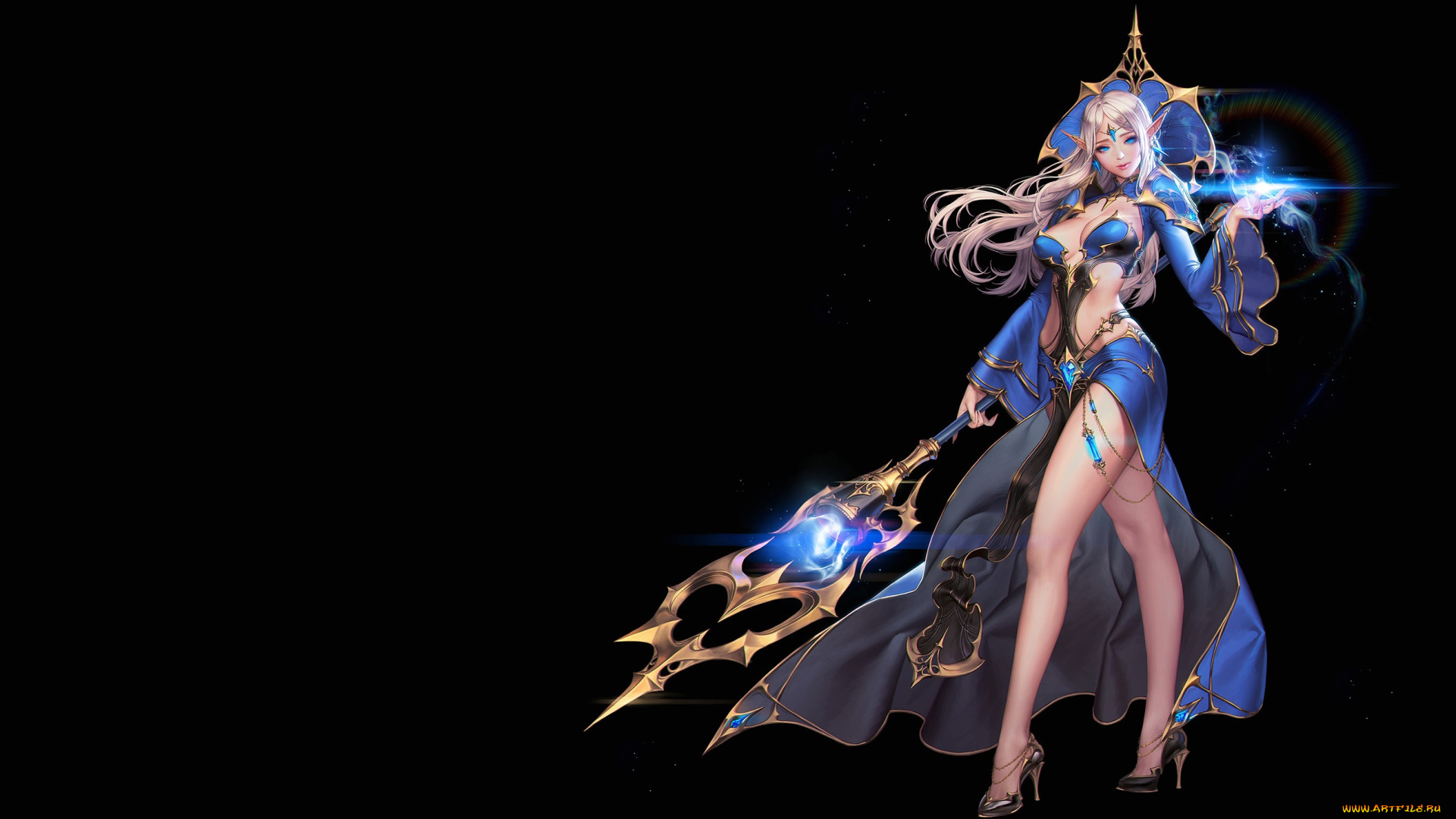 фэнтези, эльфы, девушка