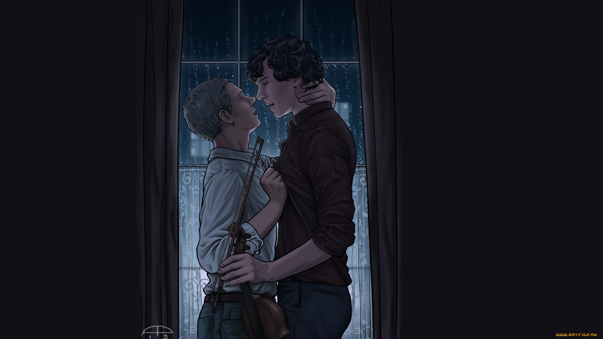 sherlock, bbc, рисованное, кино, sherlock, bbc