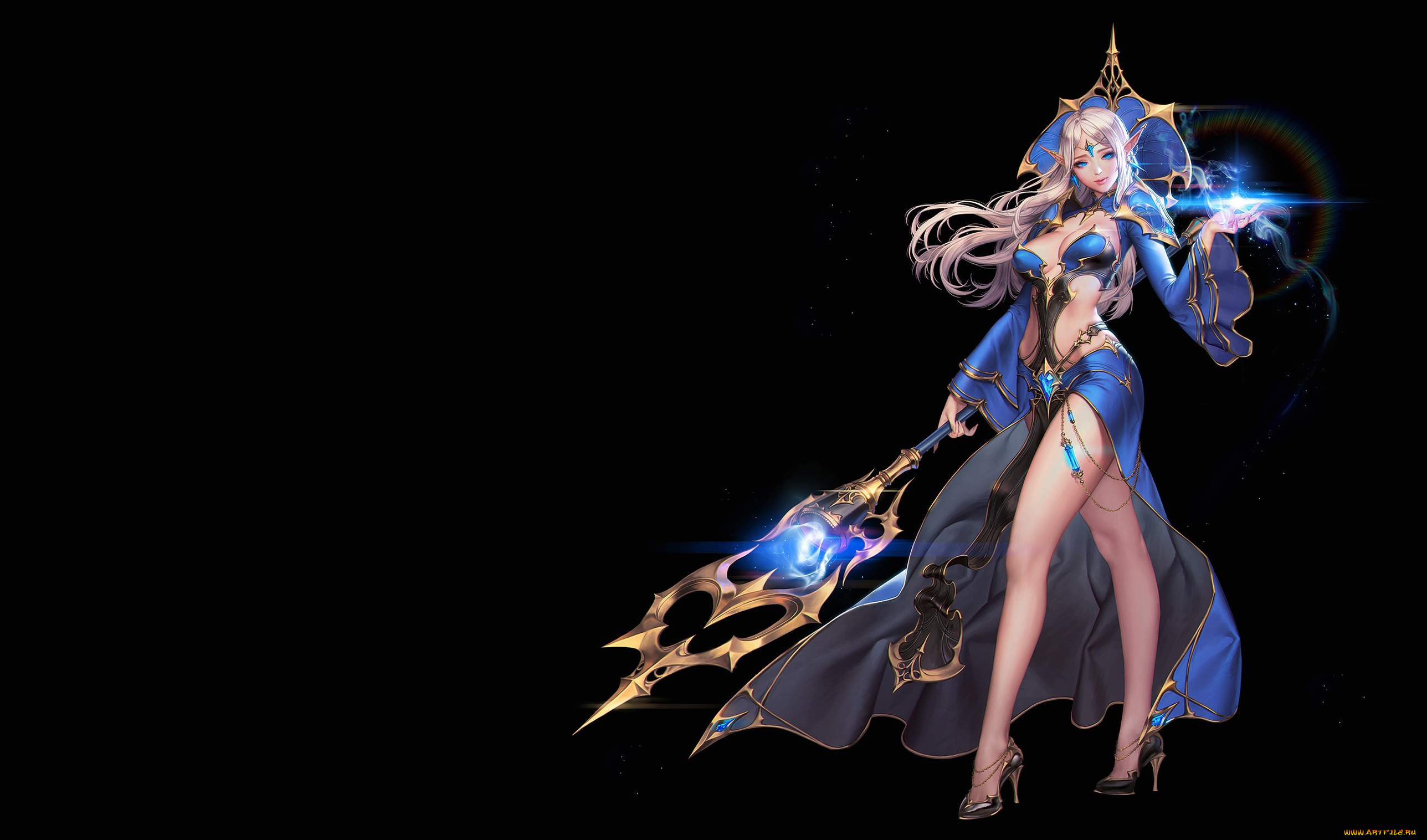 фэнтези, эльфы, девушка