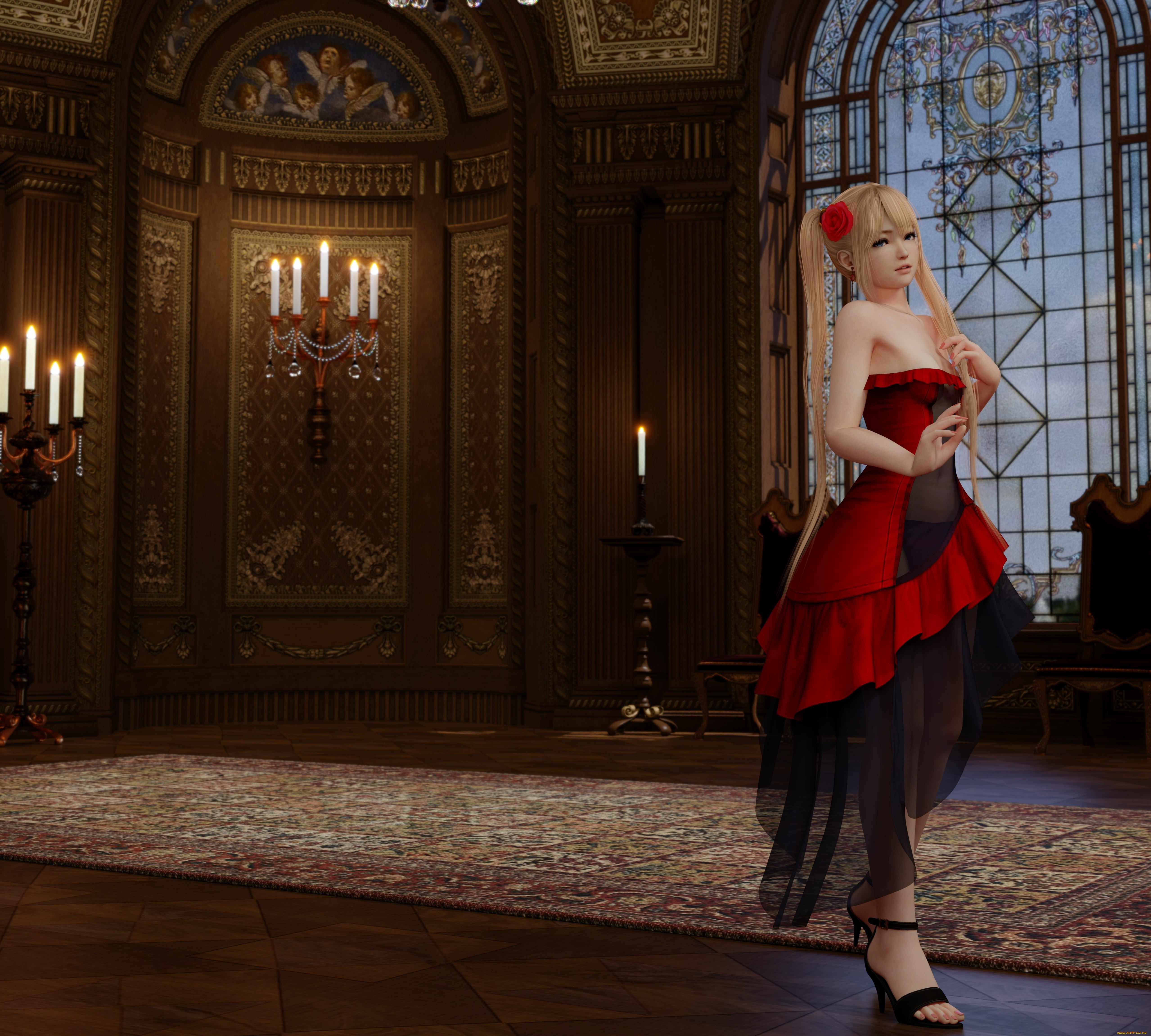 3д, графика, люди, , people, девушка, взгляд, фон