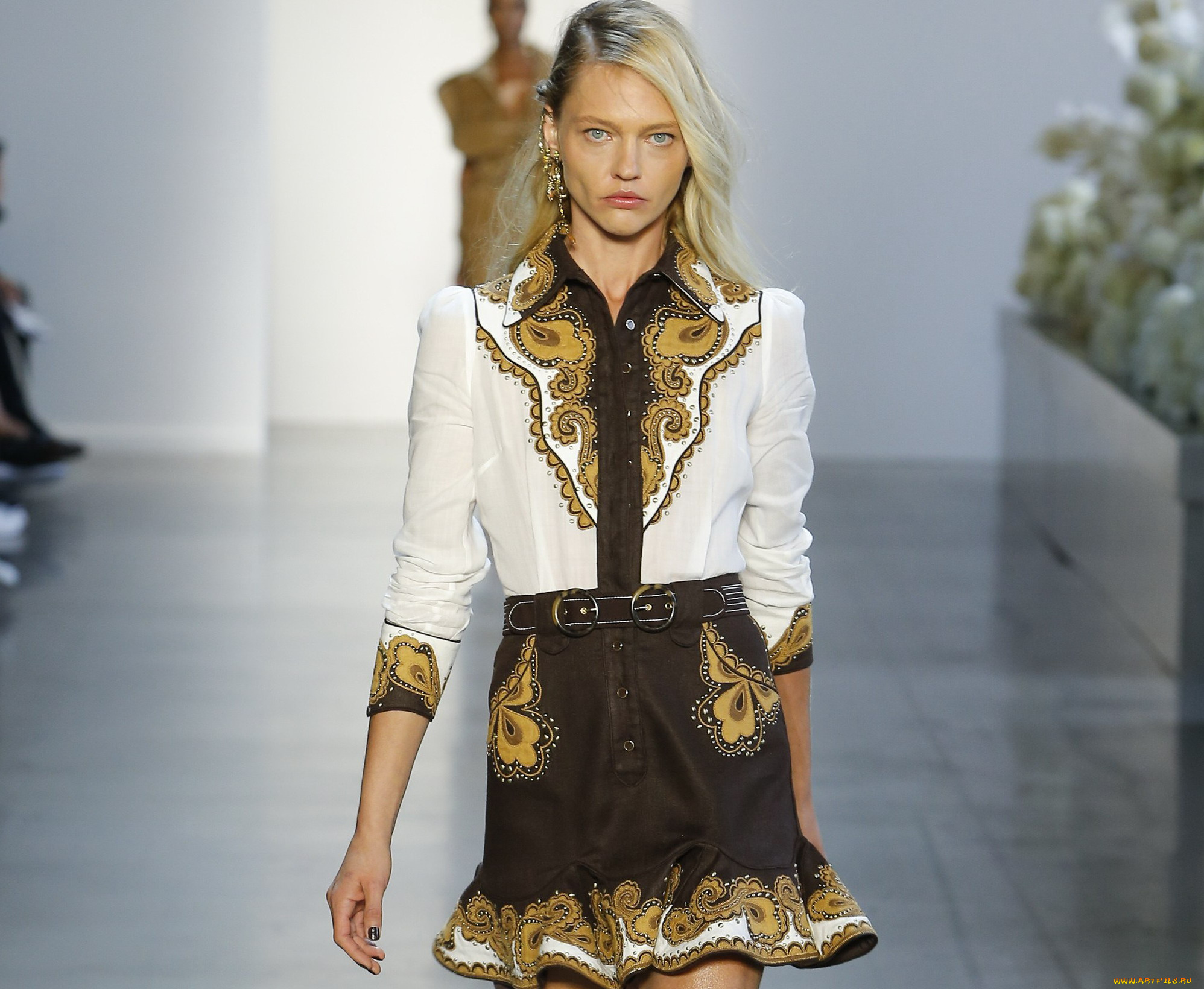 девушки, саша, пивоварова, модель, блондинка, наряд, подиум