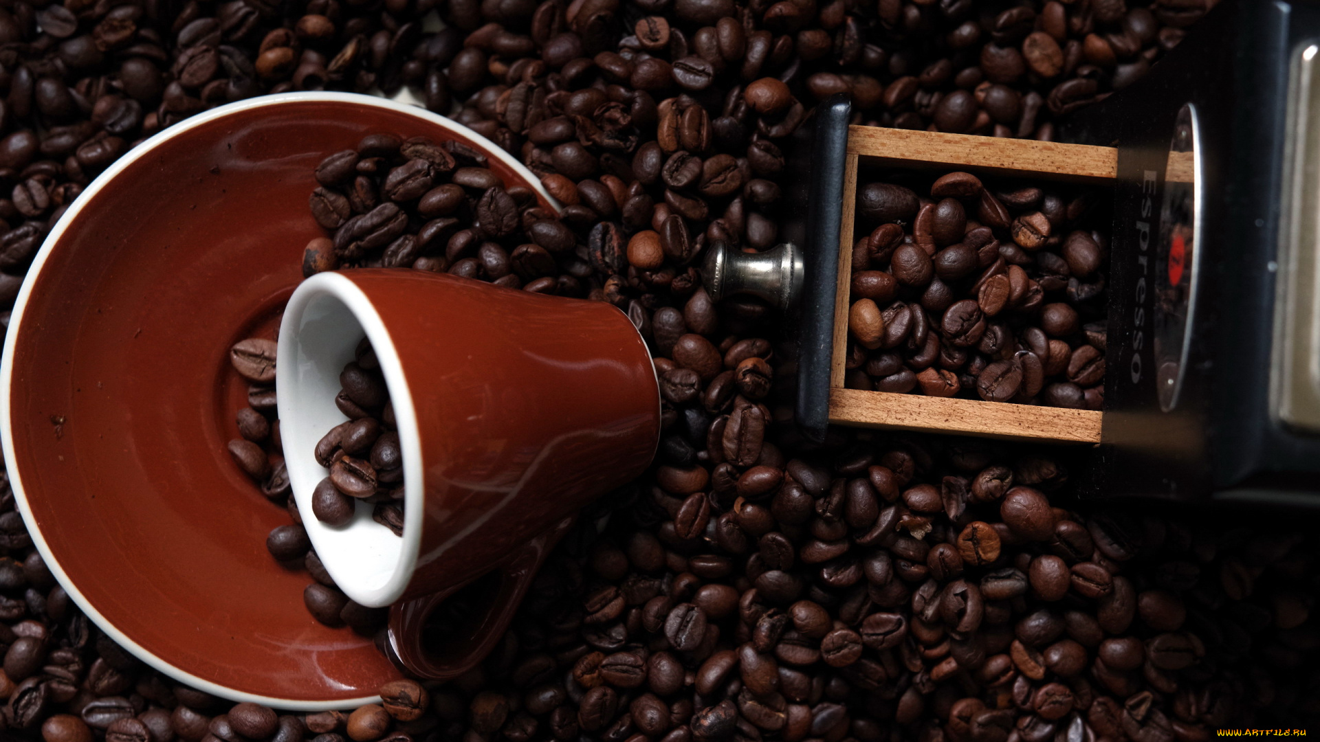 еда, кофе, , кофейные, зёрна, чашка, зерна, кофейные, блюдце