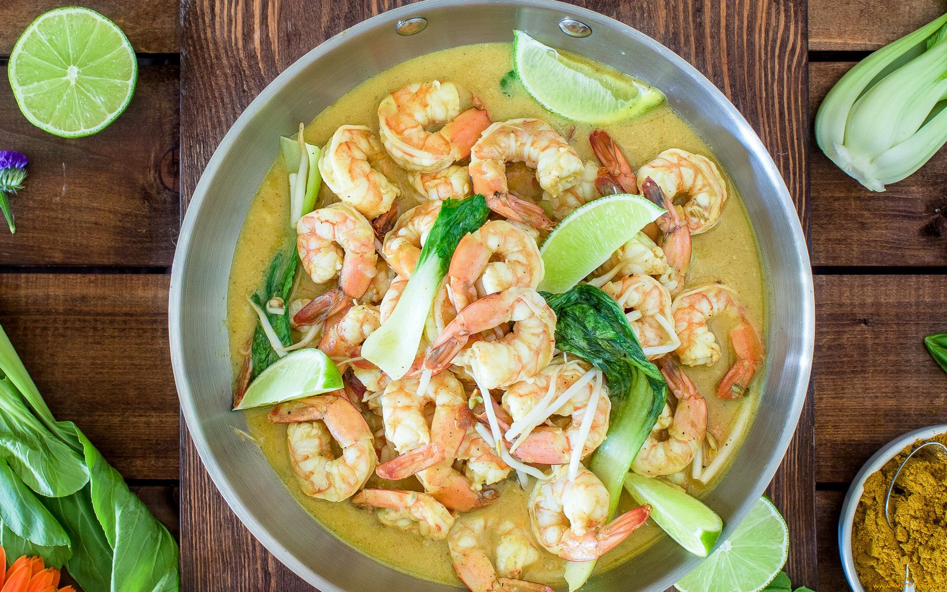 еда, рыбные, блюда, , с, морепродуктами, креветки