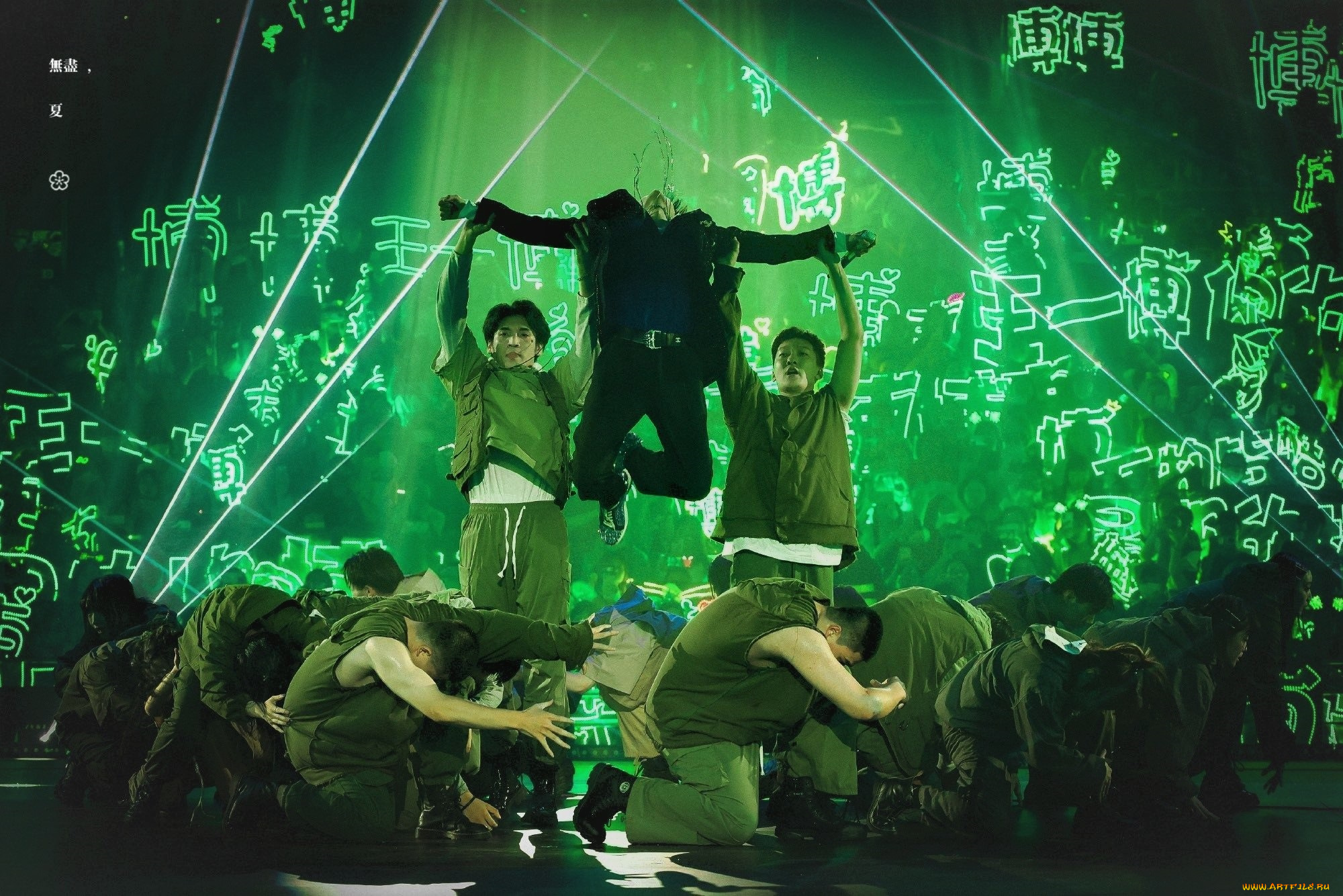 разное, знаменитости, ван, ибо, сцена, танцоры