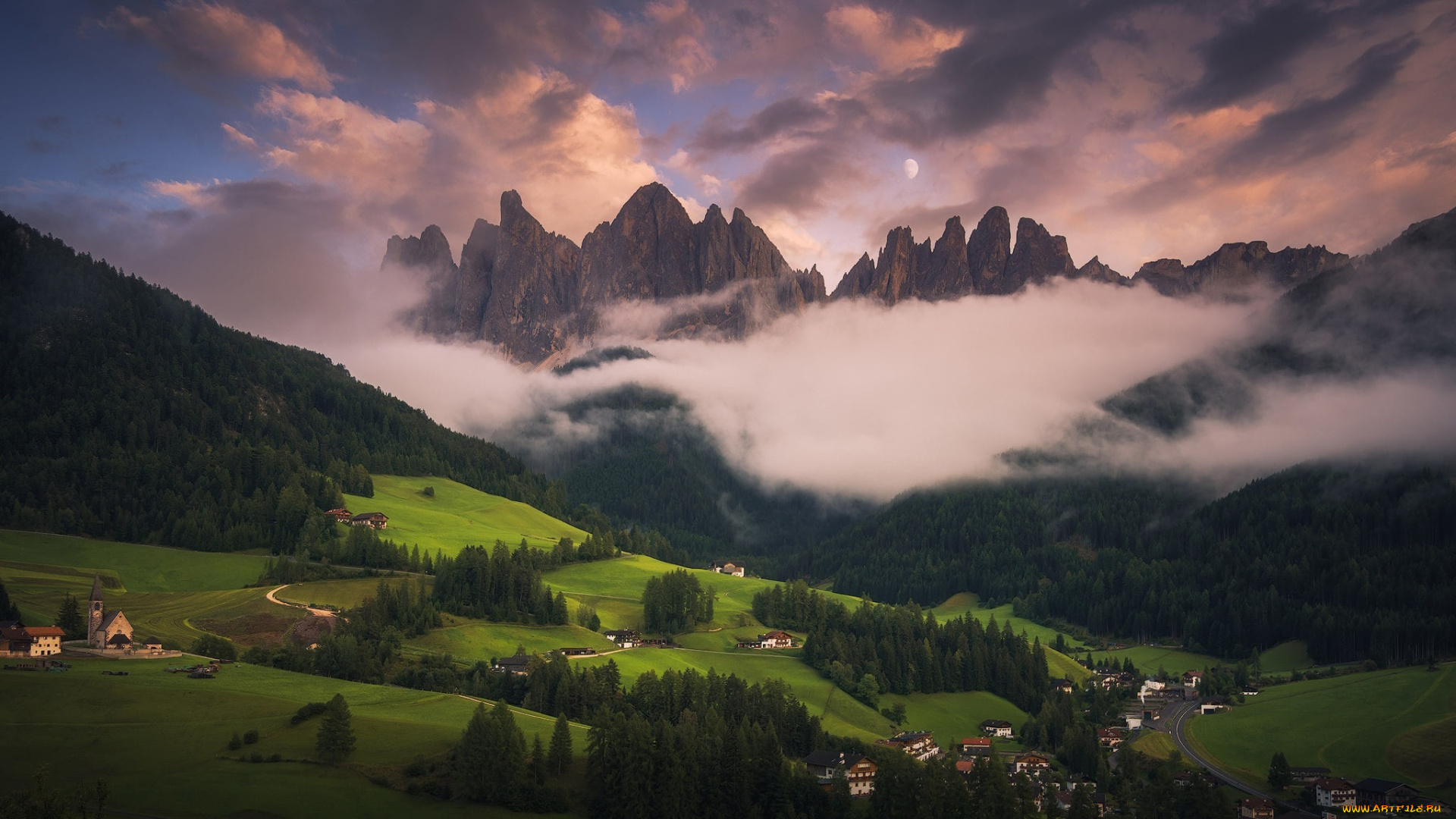 италия, города, -, пейзажи