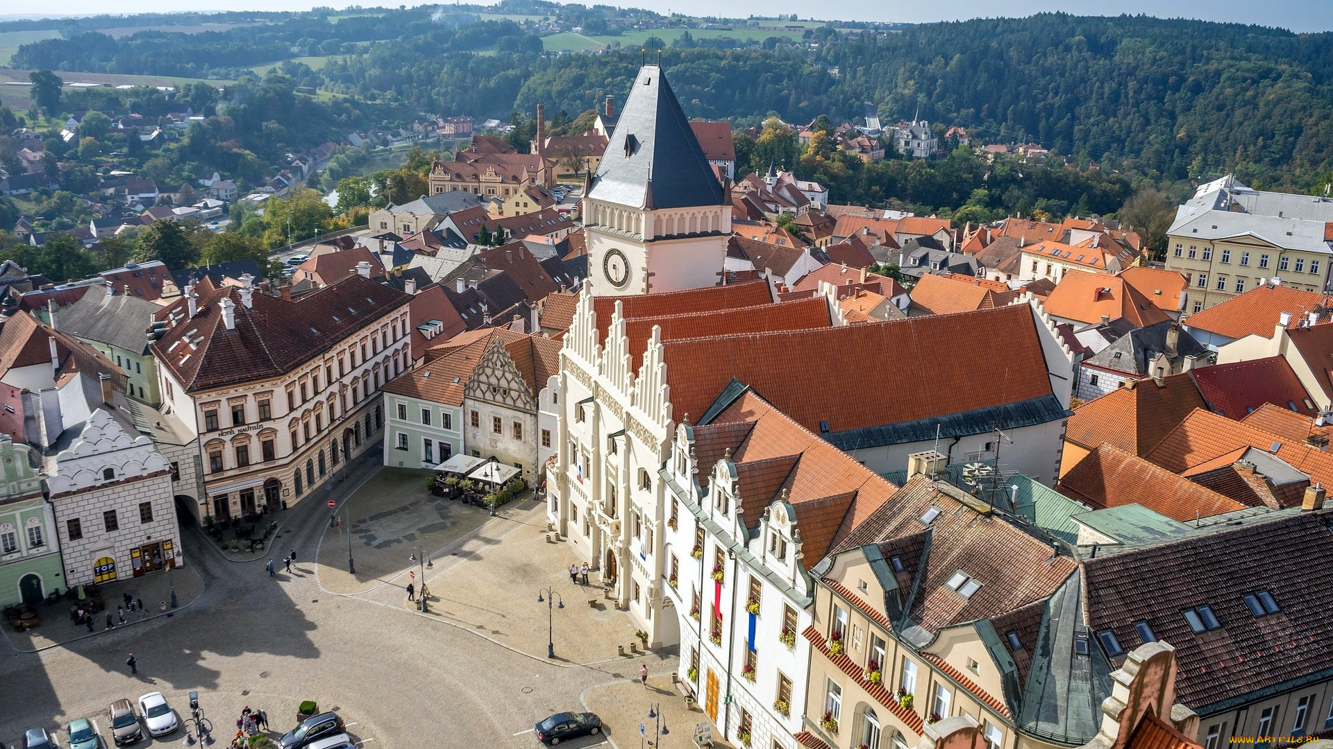 tabor, czech, republic, города, -, панорамы, czech, republic