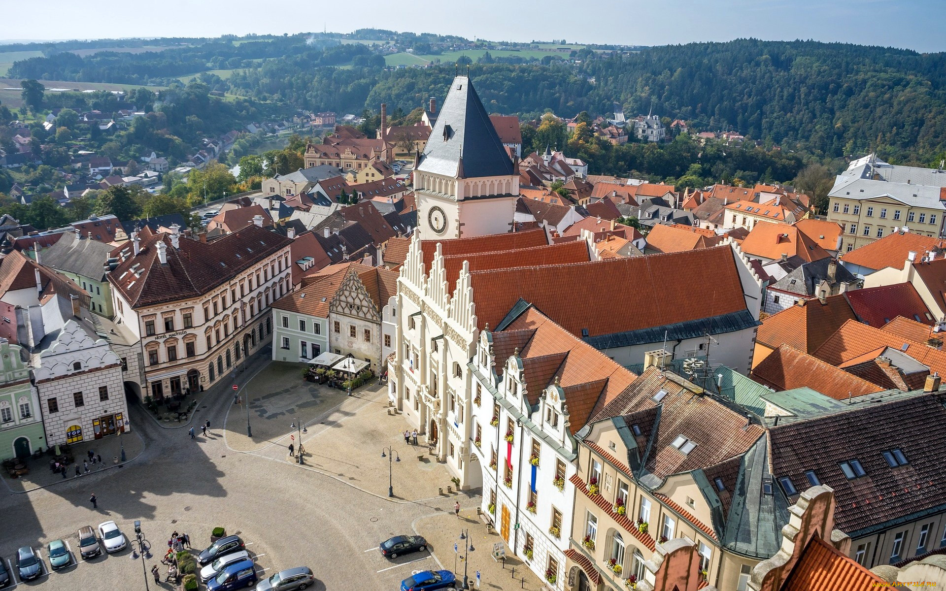 tabor, czech, republic, города, -, панорамы, czech, republic