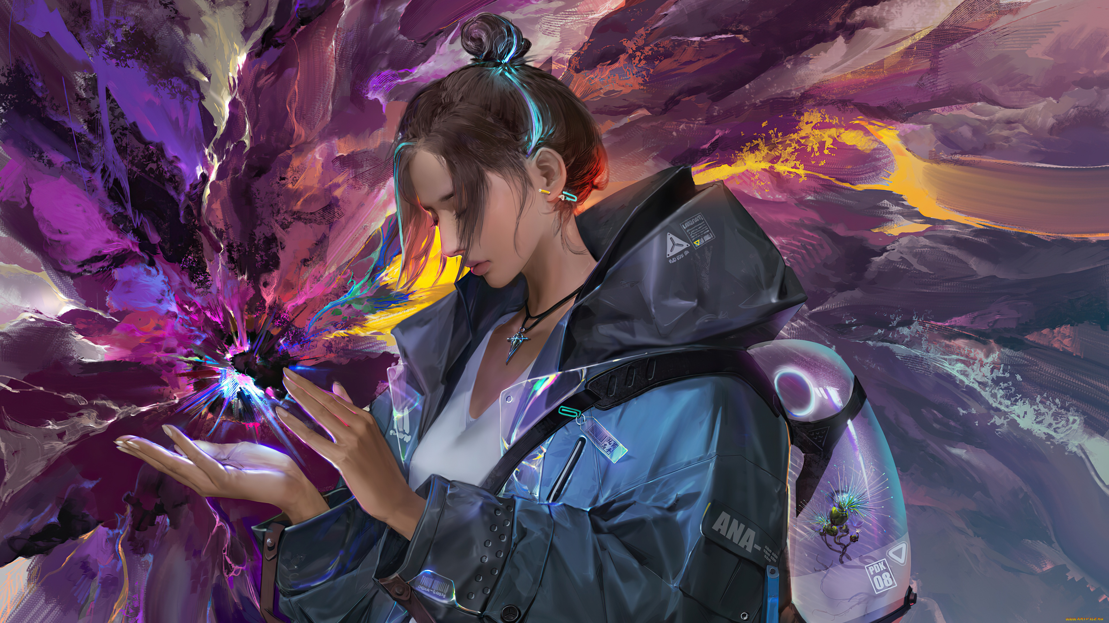 фэнтези, магия, девушка