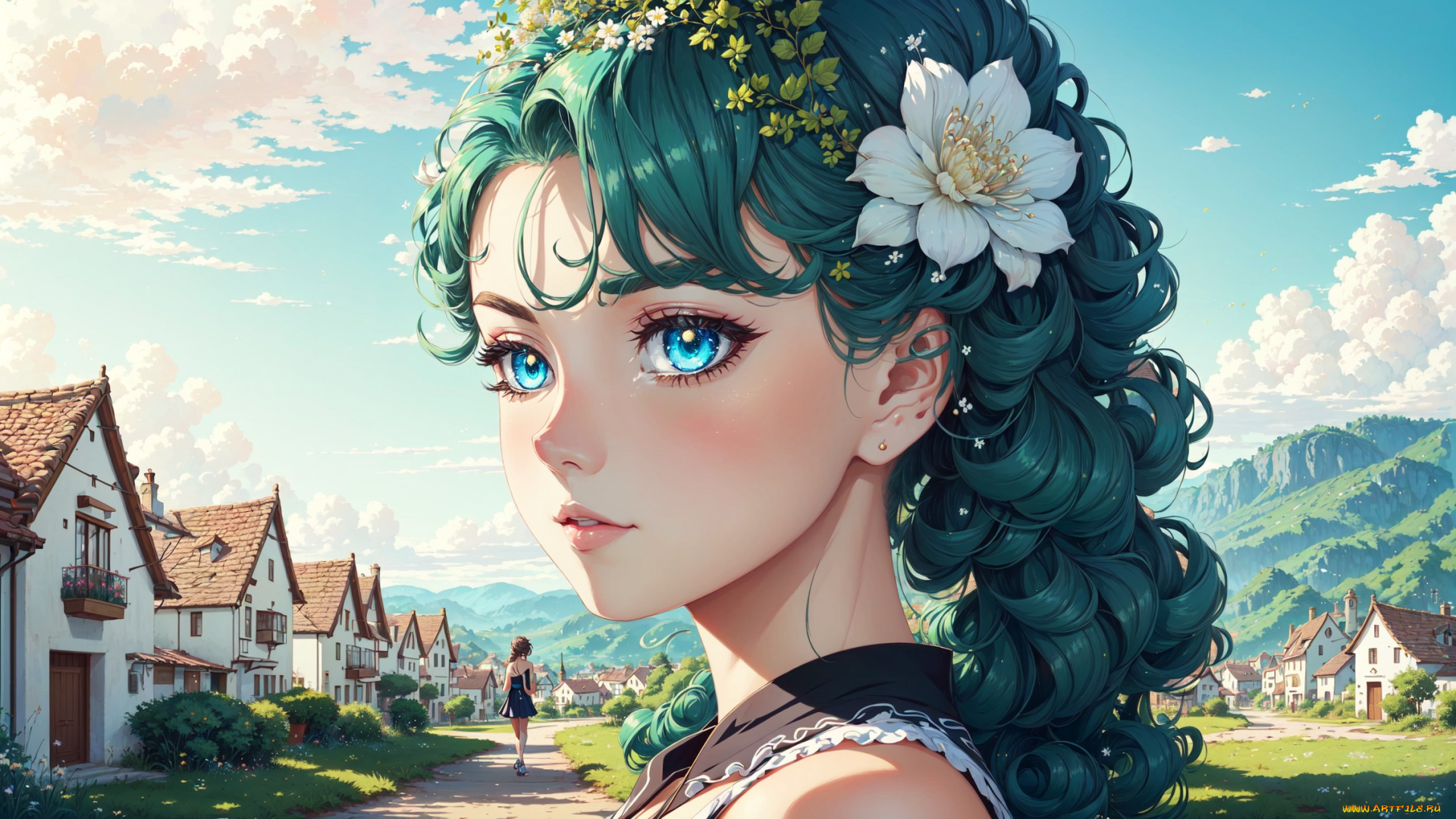 аниме, город, , улицы, , интерьер, , здания, нейросети, графика, нейроарт, ai, art, нейронные, сети, рисунки, нейро, искусство