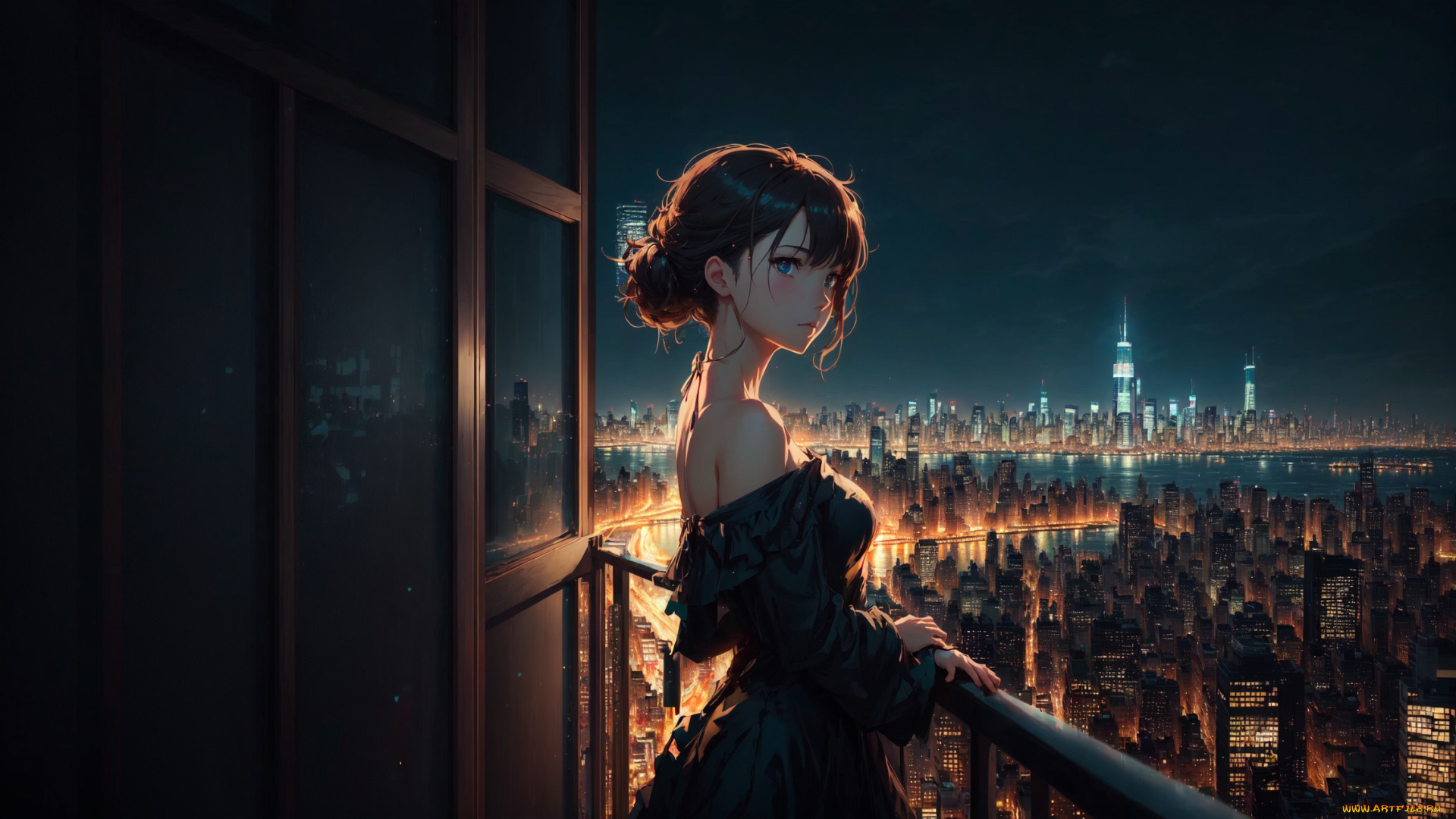 аниме, город, , улицы, , интерьер, , здания, нейросети, графика, нейроарт, ai, art, нейронные, сети, рисунки, нейро, искусство