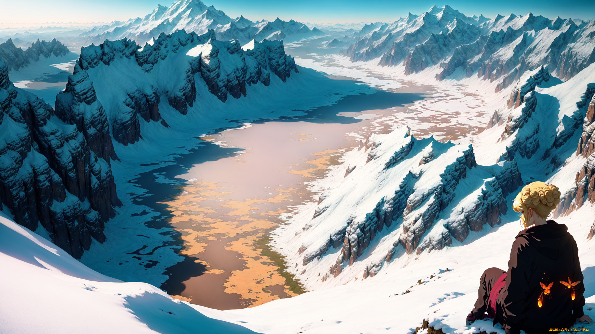 аниме, пейзажи, , природа, нейросети, графика, нейроарт, ai, art, нейронные, сети, рисунки, нейро, искусство