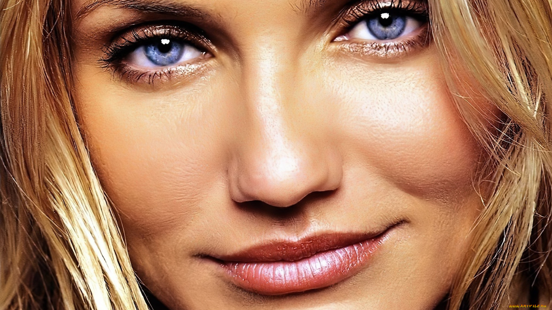 девушки, cameron, diaz, актриса, блондинка, лицо