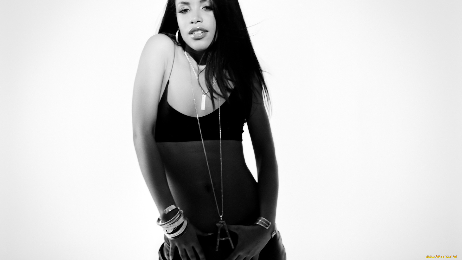 музыка, aaliyah, певица, топ, украшения
