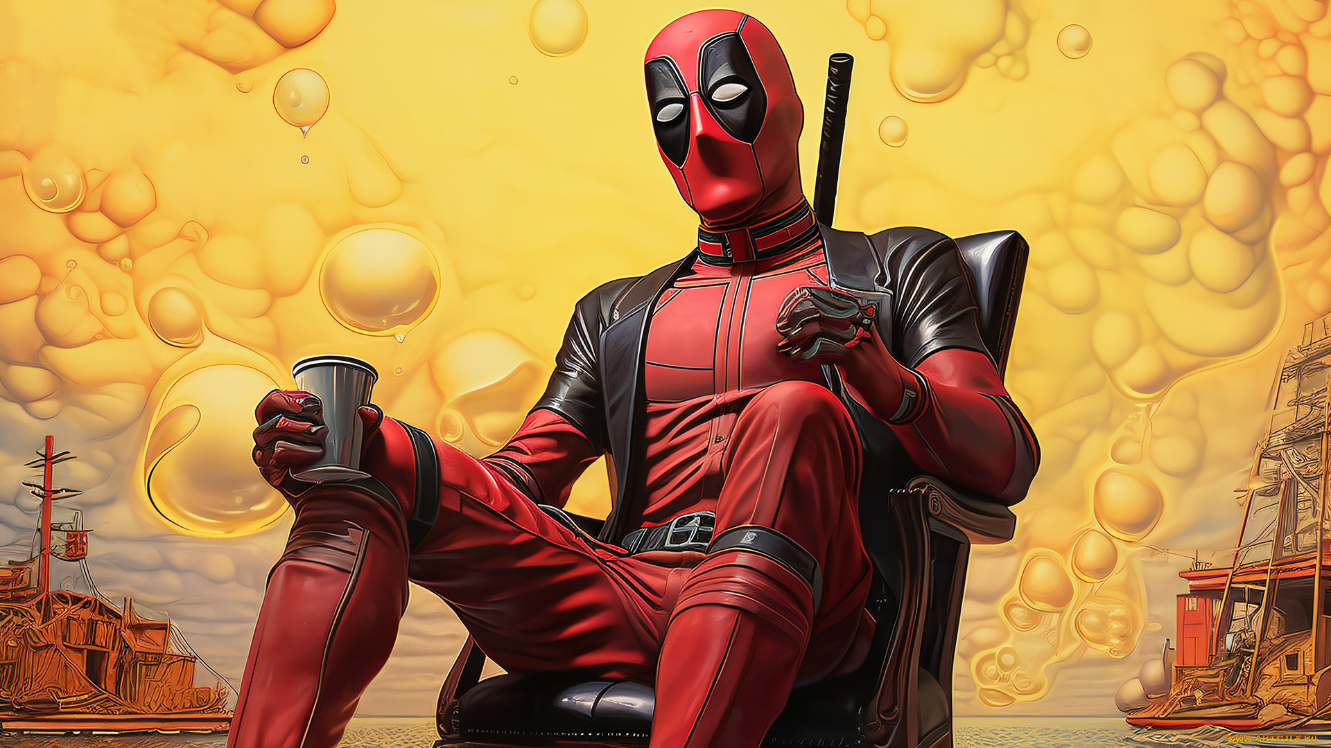 рисованное, комиксы, нейросети, графика, нейроарт, ai, art, нейронные, сети, рисунки, нейро, искусство, дэдпул