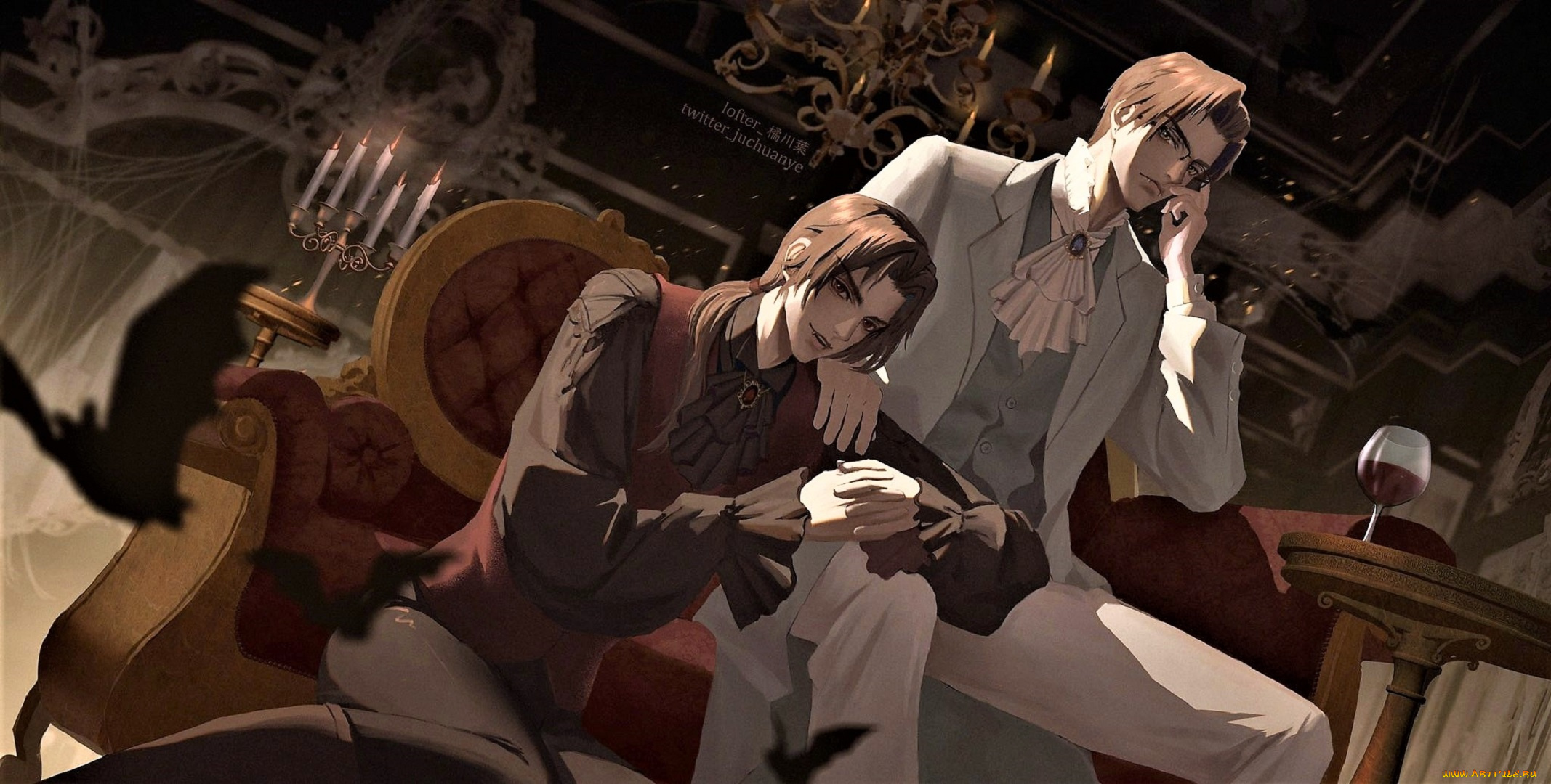 аниме, mo, dao, zu, shi, парни, вампиры