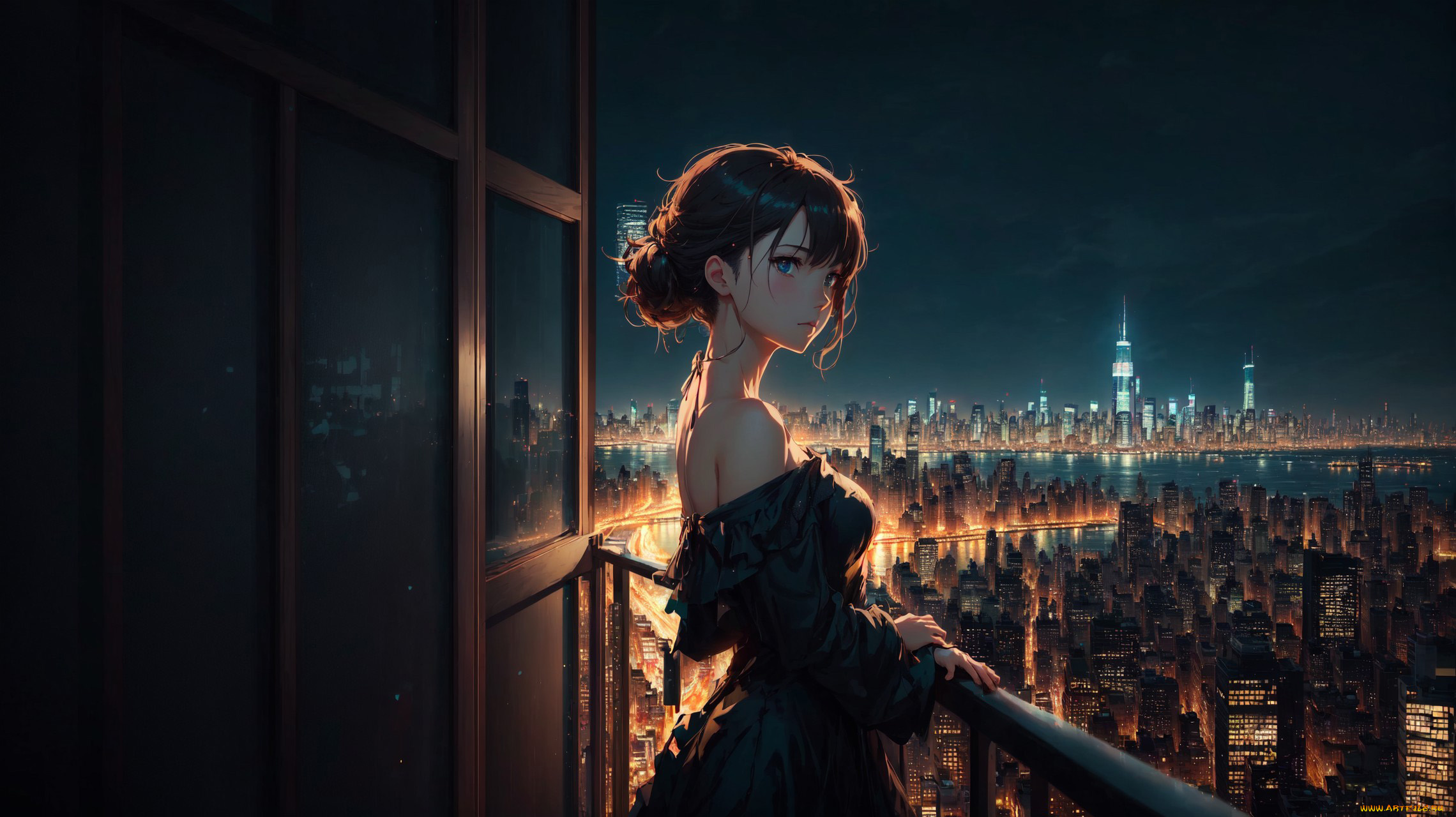 аниме, город, , улицы, , интерьер, , здания, нейросети, графика, нейроарт, ai, art, нейронные, сети, рисунки, нейро, искусство