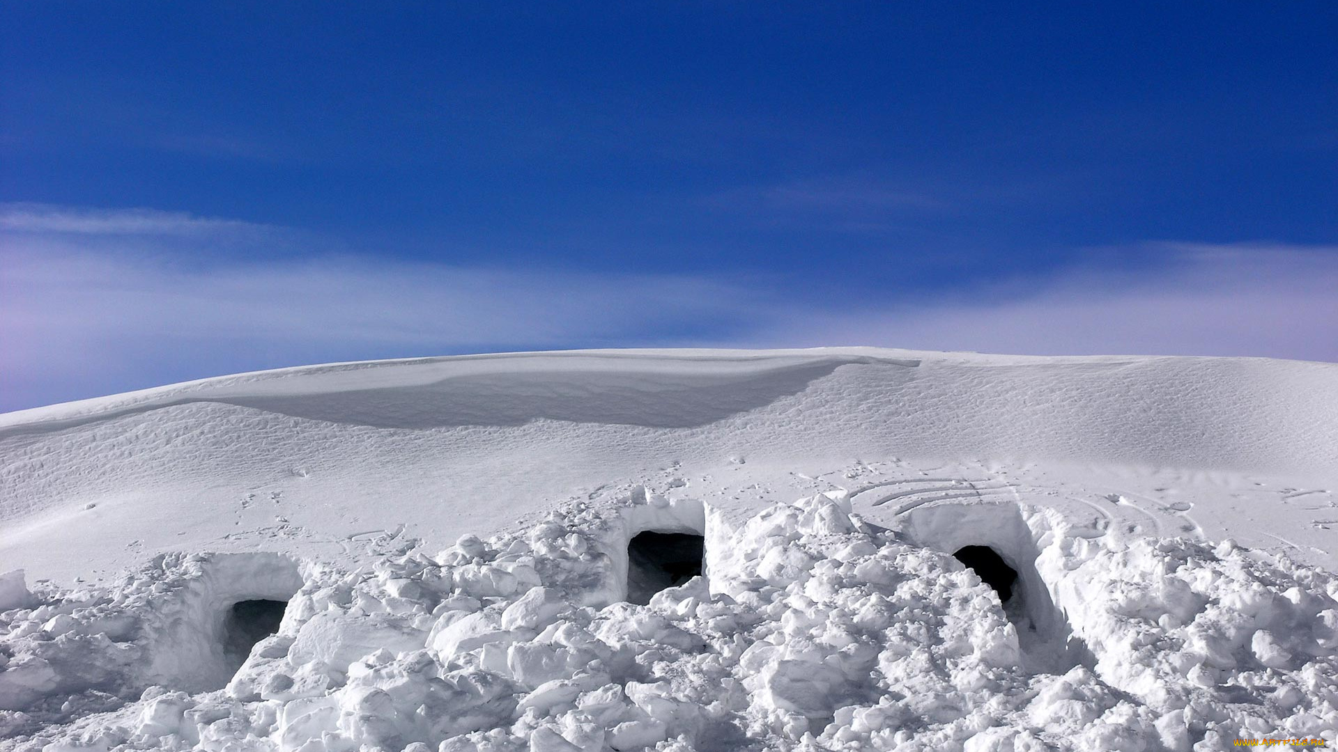 snow, caves, природа, зима