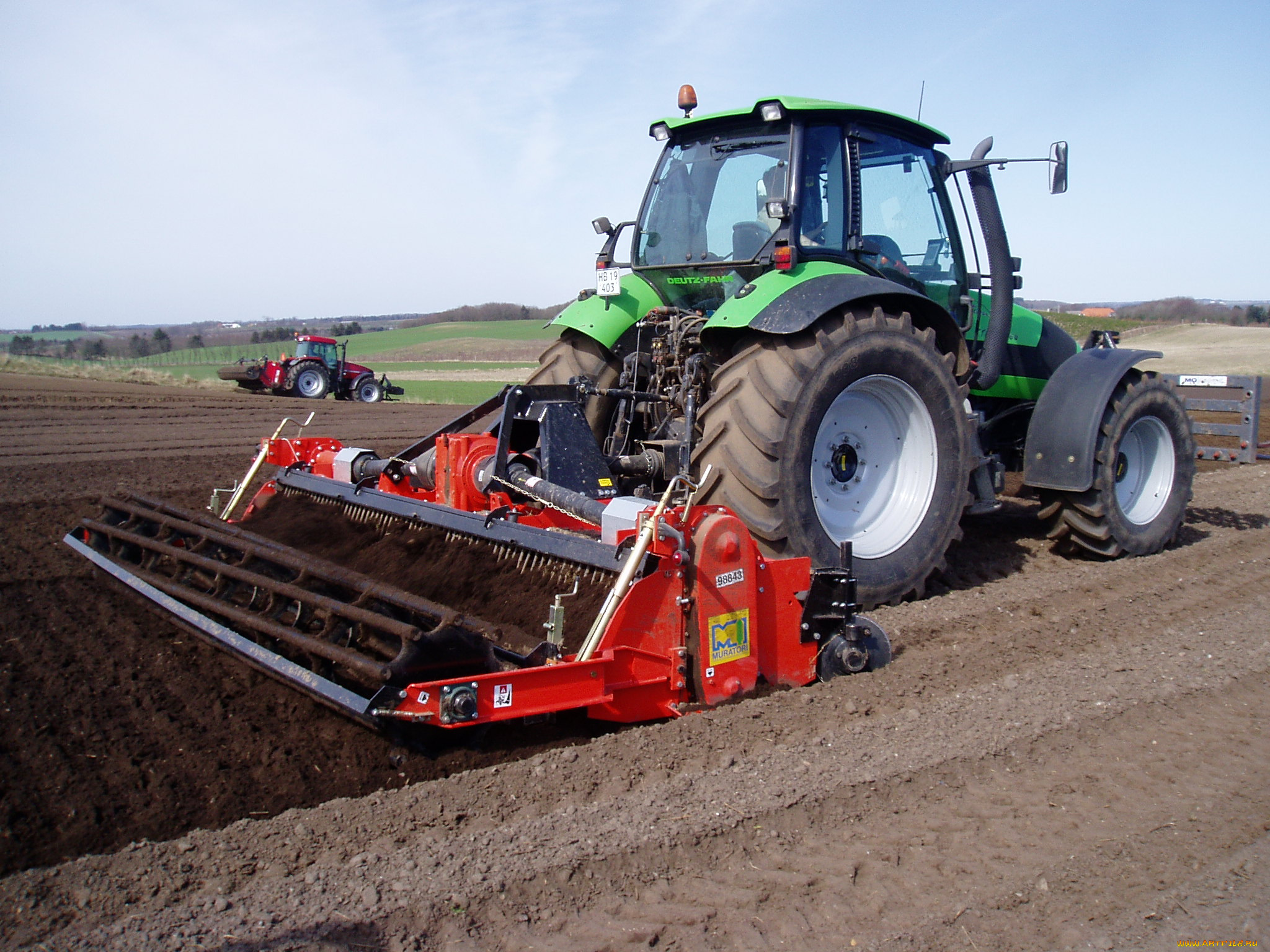 traktor, техника