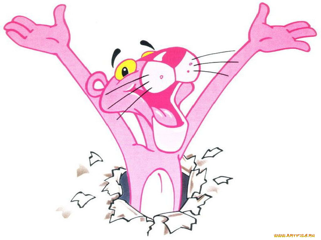 пантера, мультфильмы, the, pink, panther