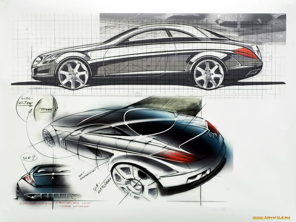 рисованные, авто, мото