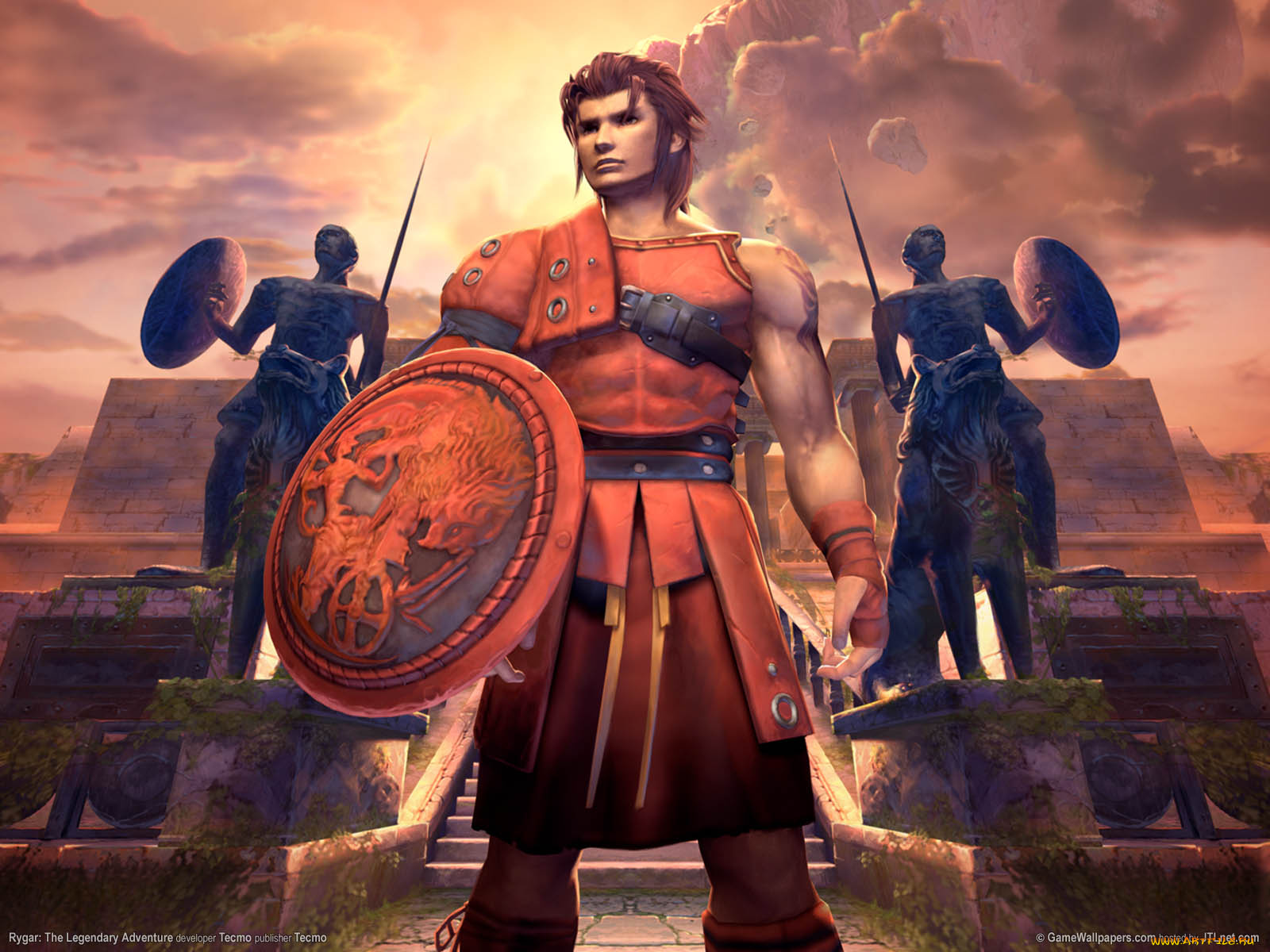 видео, игры, rygar, the, legendary, adventure