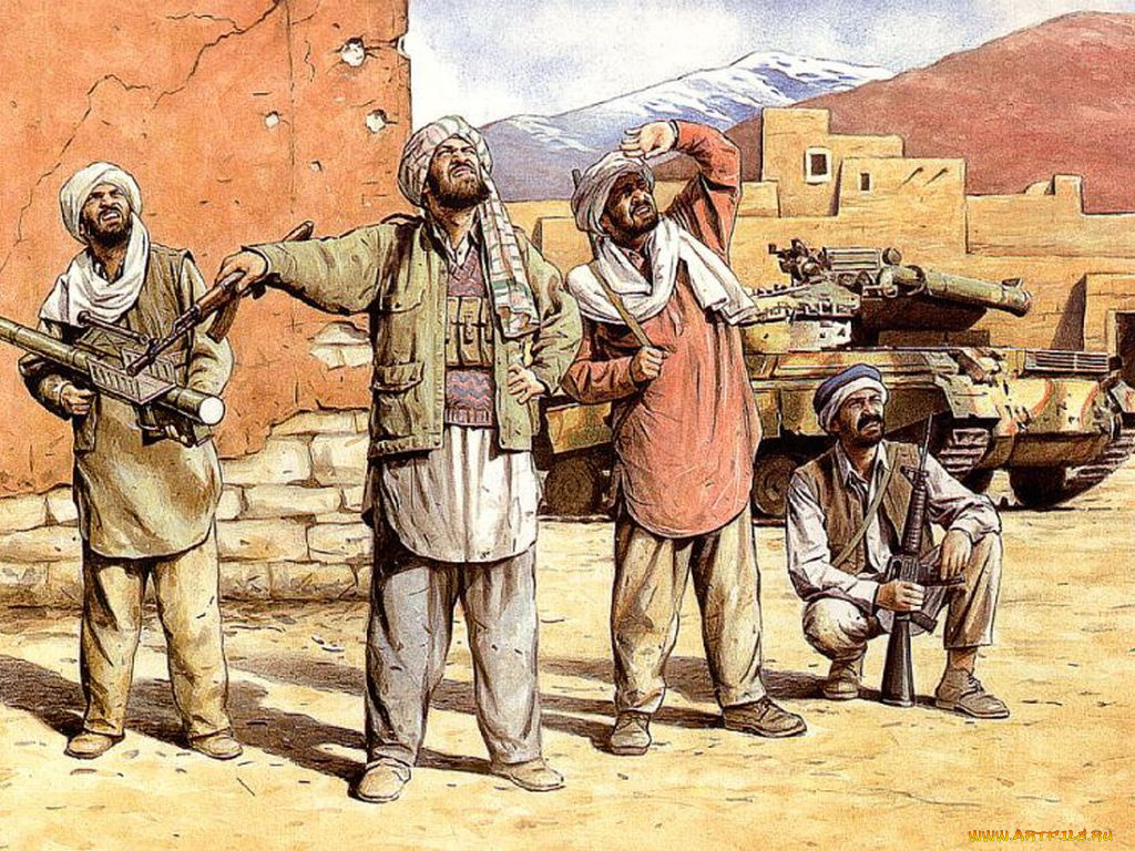 рисованные, армия