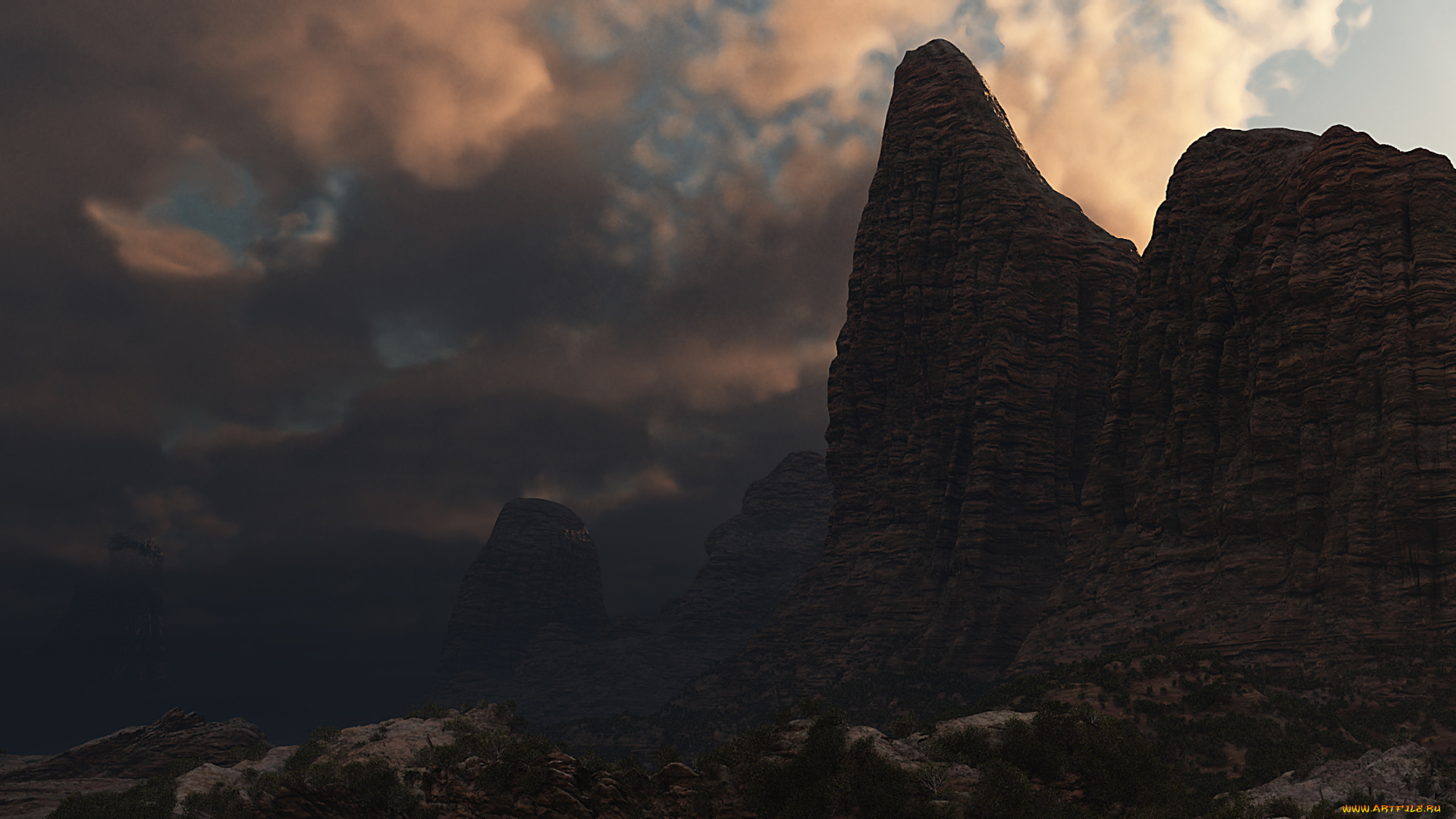 3д, графика, nature, landscape, природа