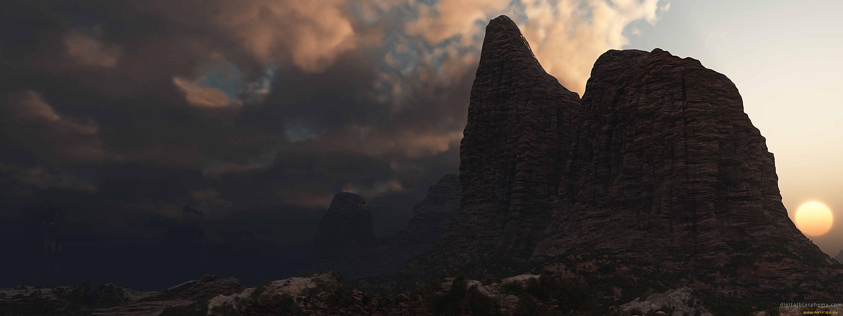 3д, графика, nature, landscape, природа