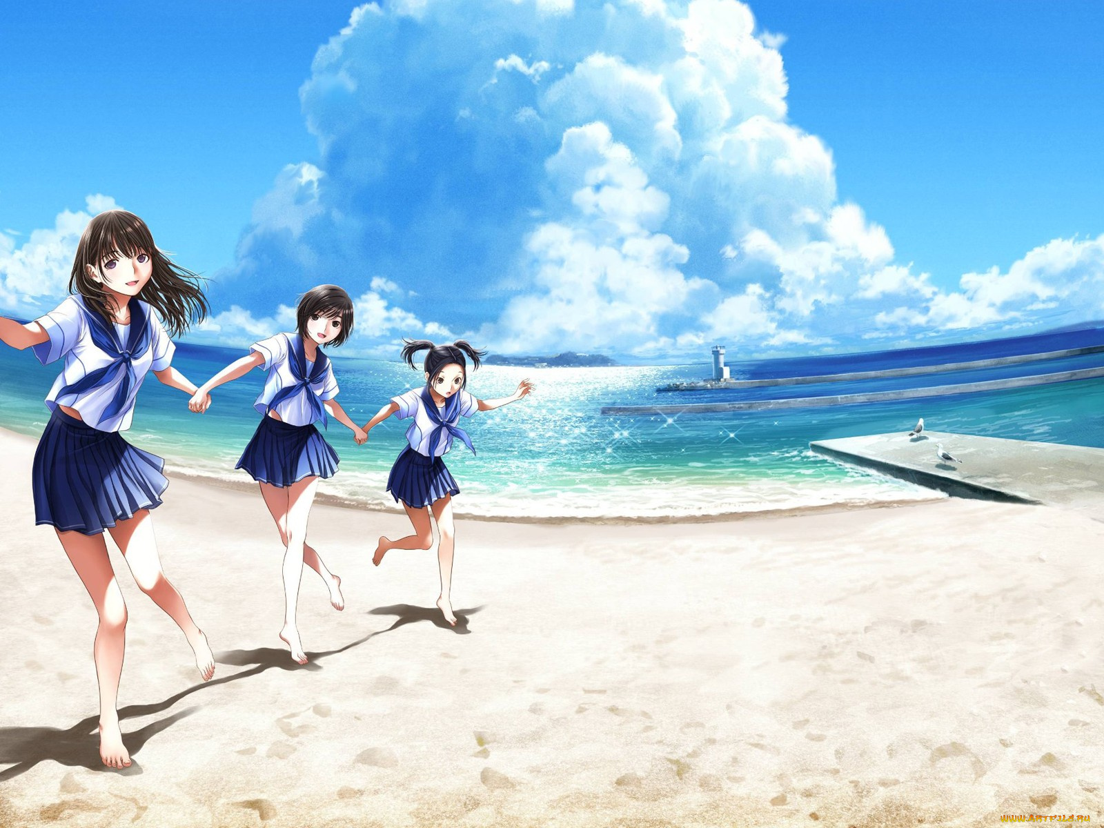 аниме, loveplus, девушки