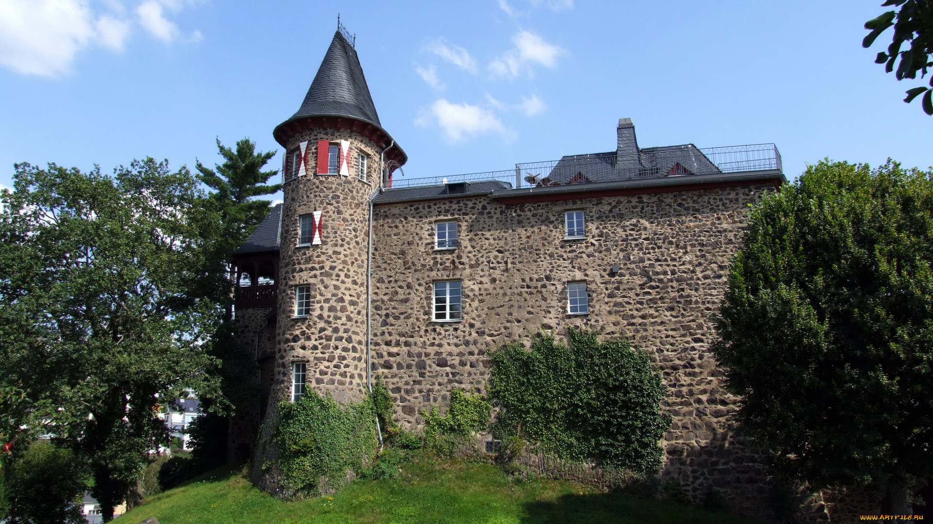 burg, ockenfels, германия, города, дворцы, замки, крепости