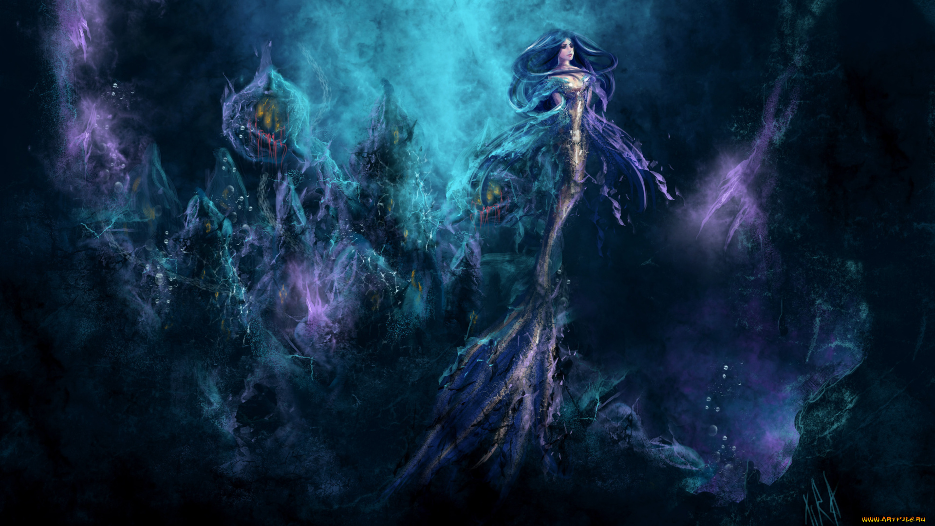 фэнтези, русалки, девушка