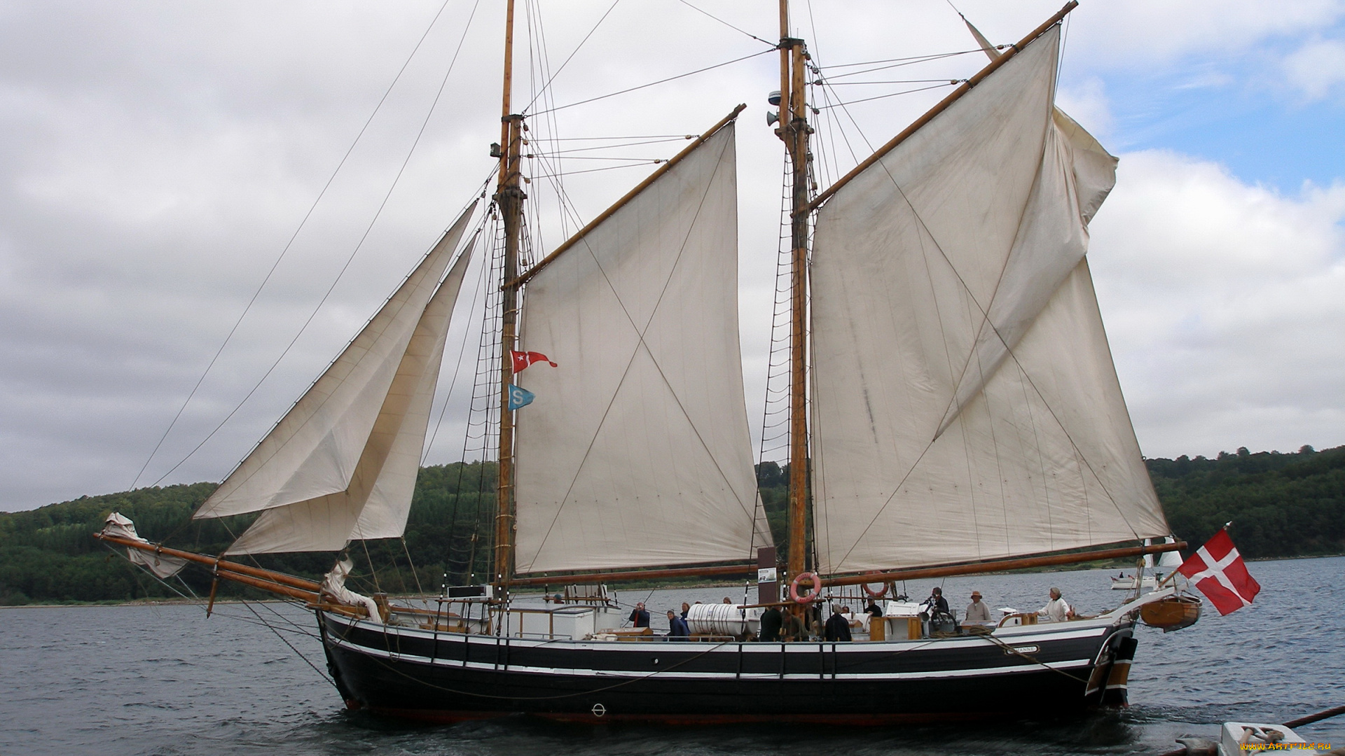 корабли, парусники, парусник