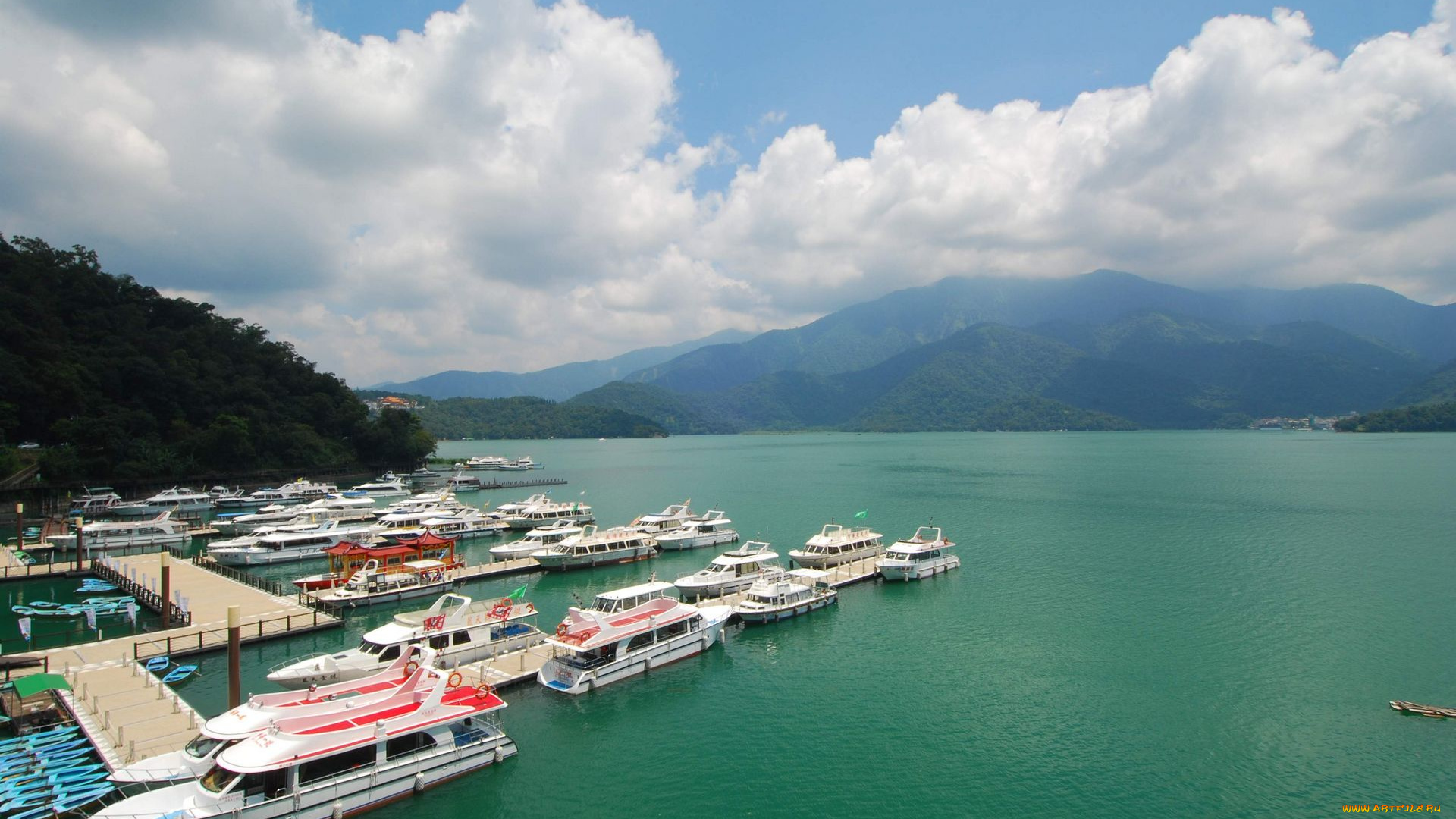 корабли, порты, причалы, лодки