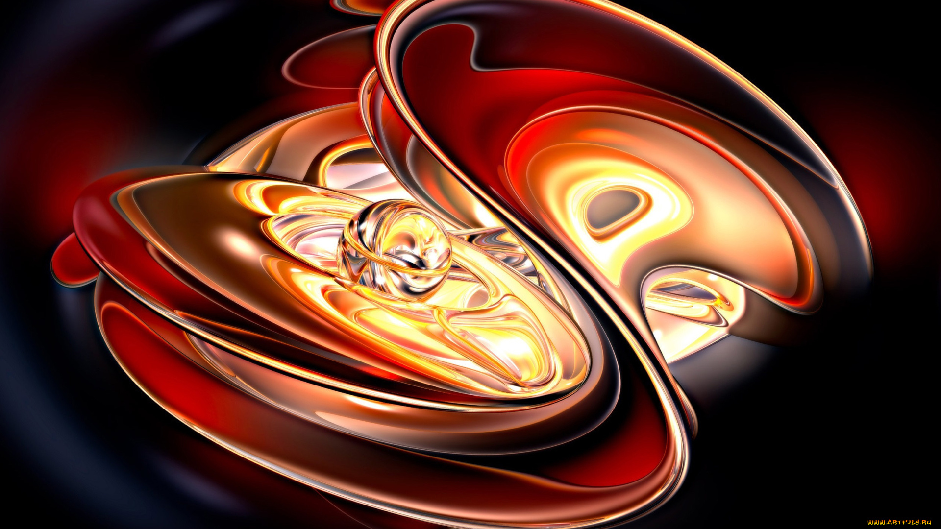 sphere, in, shell, 3д, графика, fractal, фракталы, узор