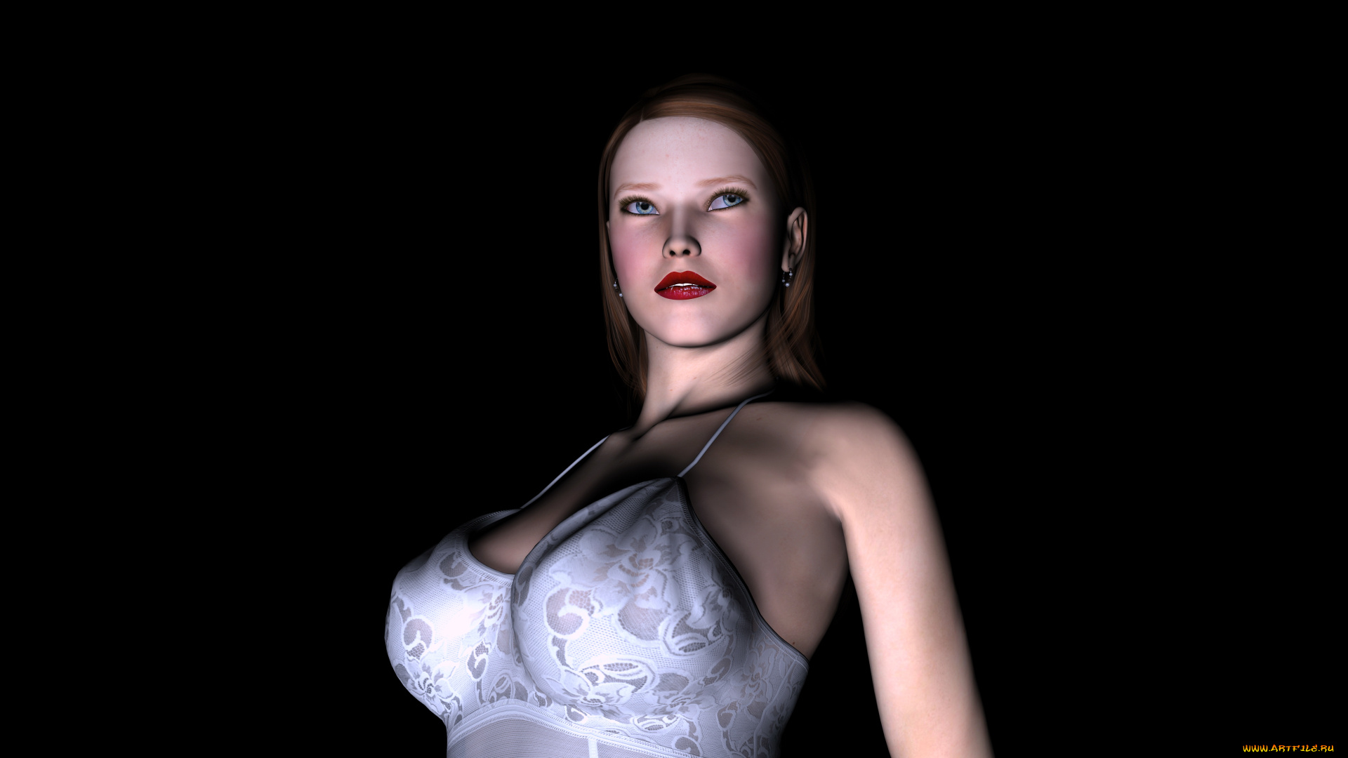 3д, графика, people, люди, взгляд, девушка