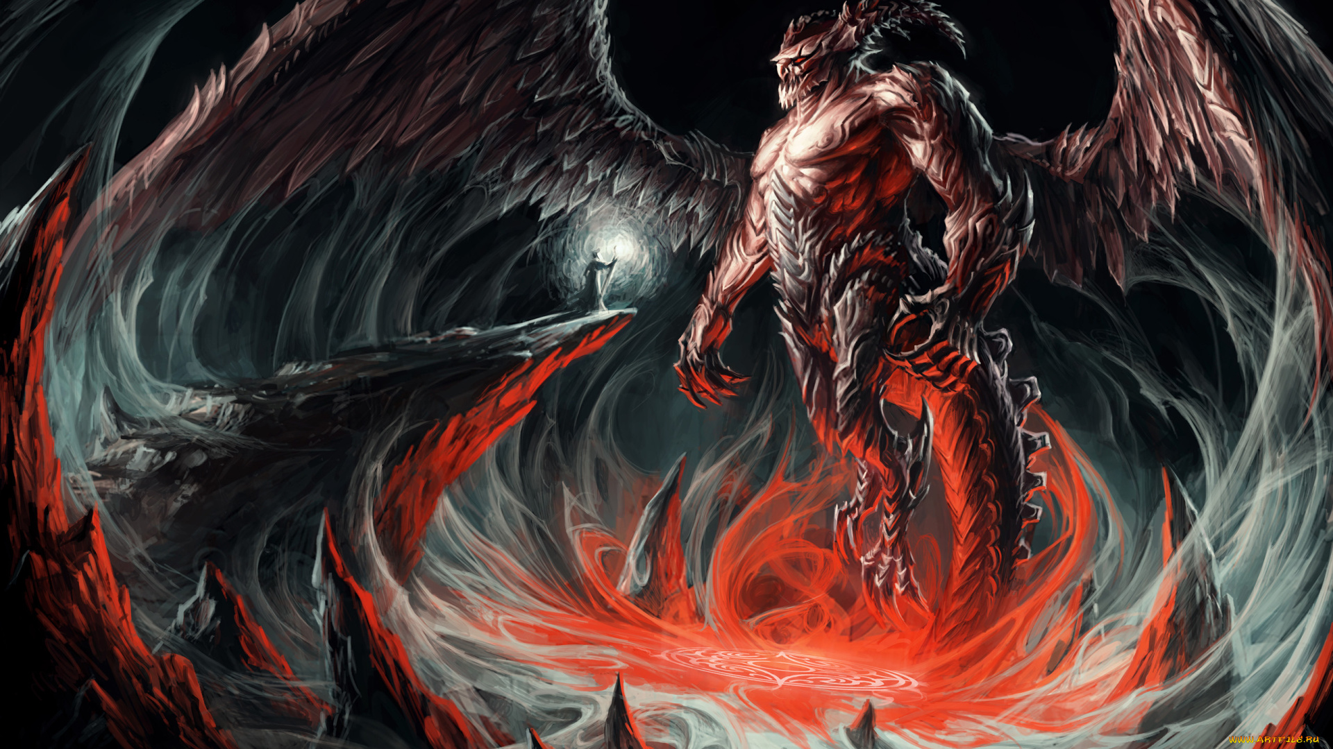 фэнтези, демоны, крылья