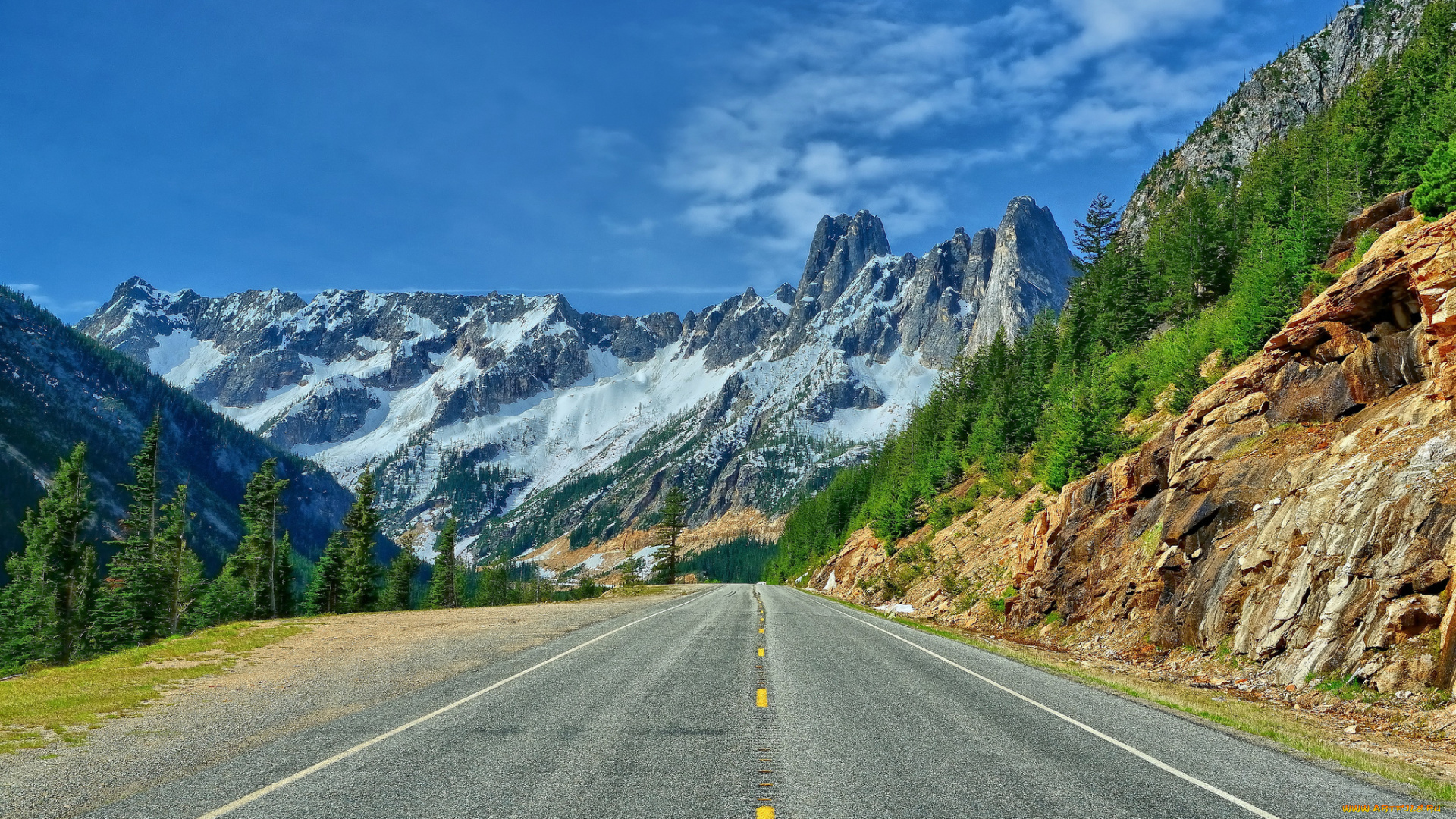 north, cascades, national, park, washington, природа, дороги, вашингтон, горы, национальный, парк, норт-каскейдс