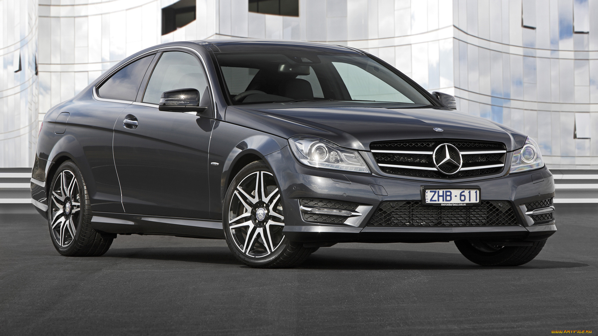 автомобили, mercedes-benz, au-spec, sport, coupe, c, 250, темный, c204