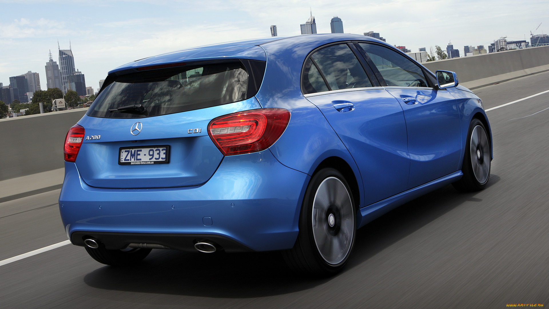 автомобили, mercedes-benz, синий, w176, cdi, au-spec, a, 200, package, urban