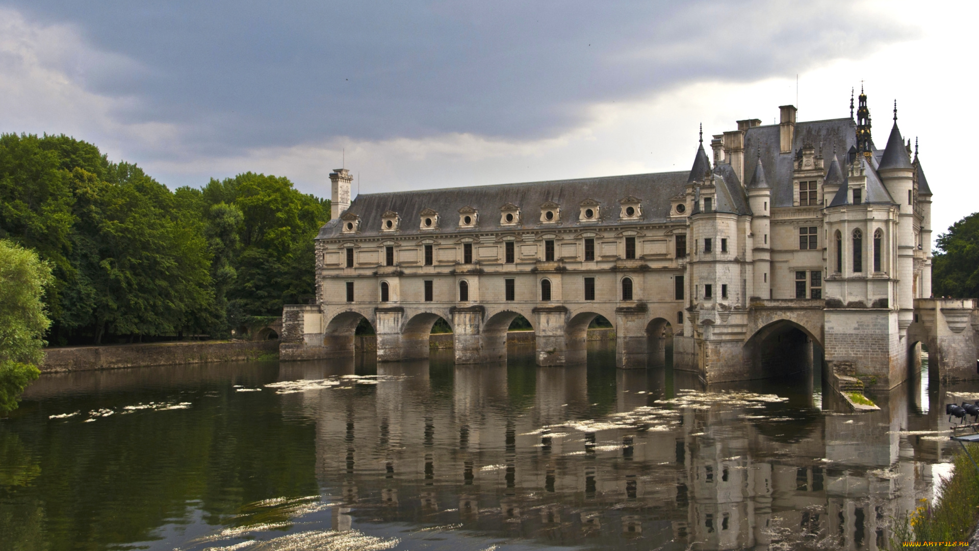 города, замки, франции, шенонсо