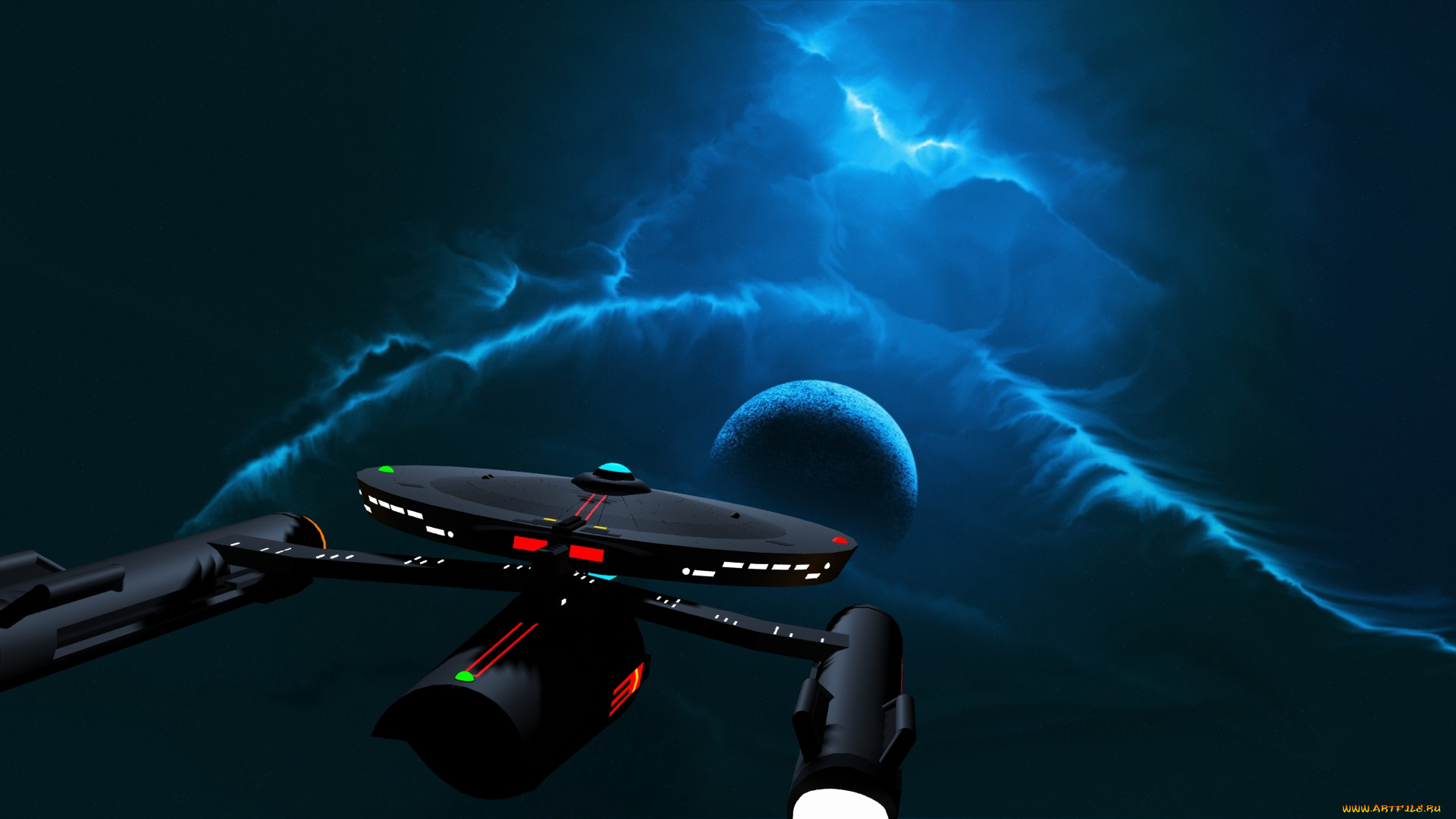 космос, арт, космический, корабль