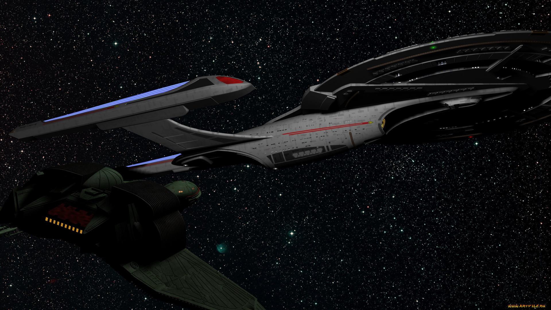 космос, арт, космический, корабль